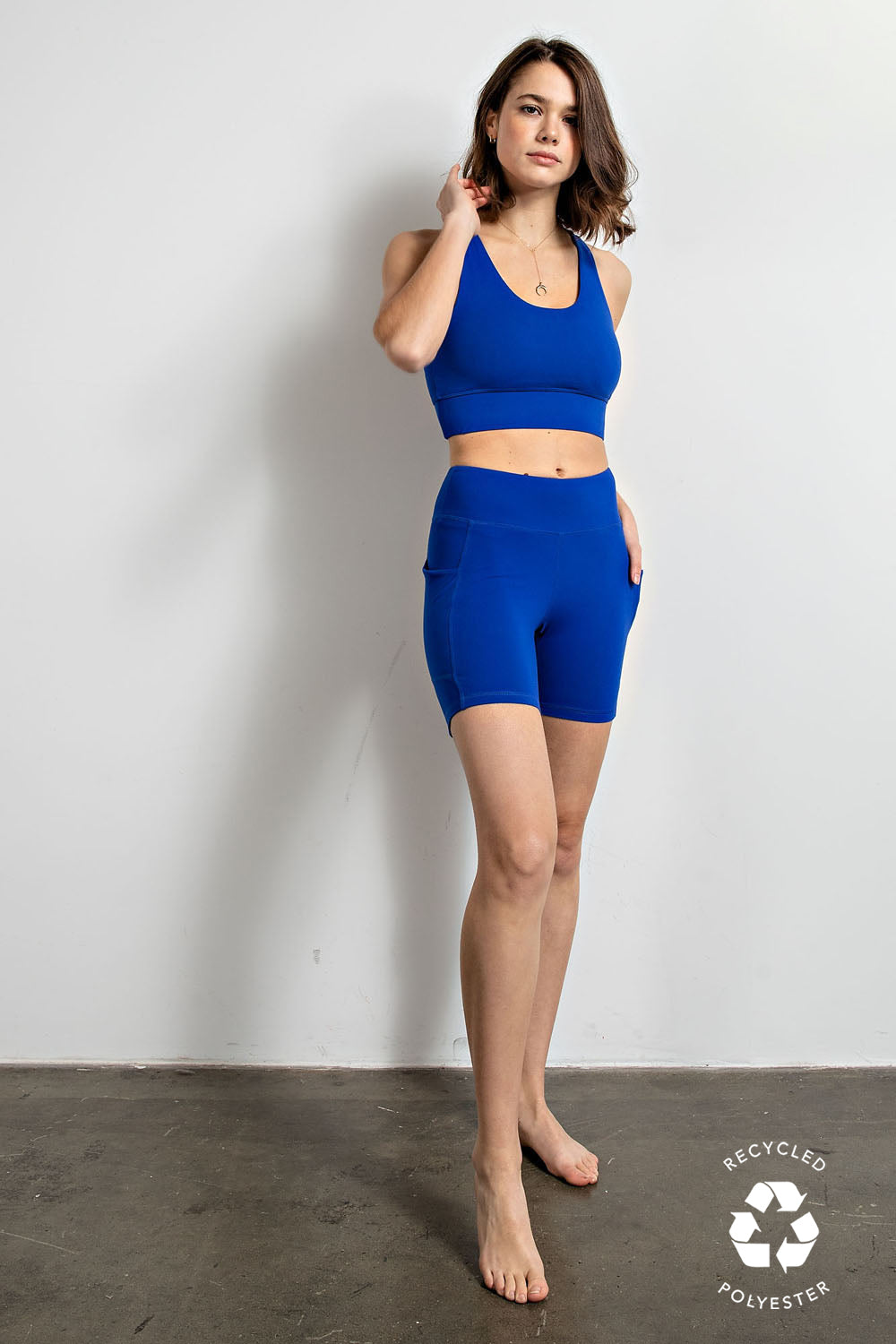 6 INCH BIKER SHORTS WITH SIDE POCKETS