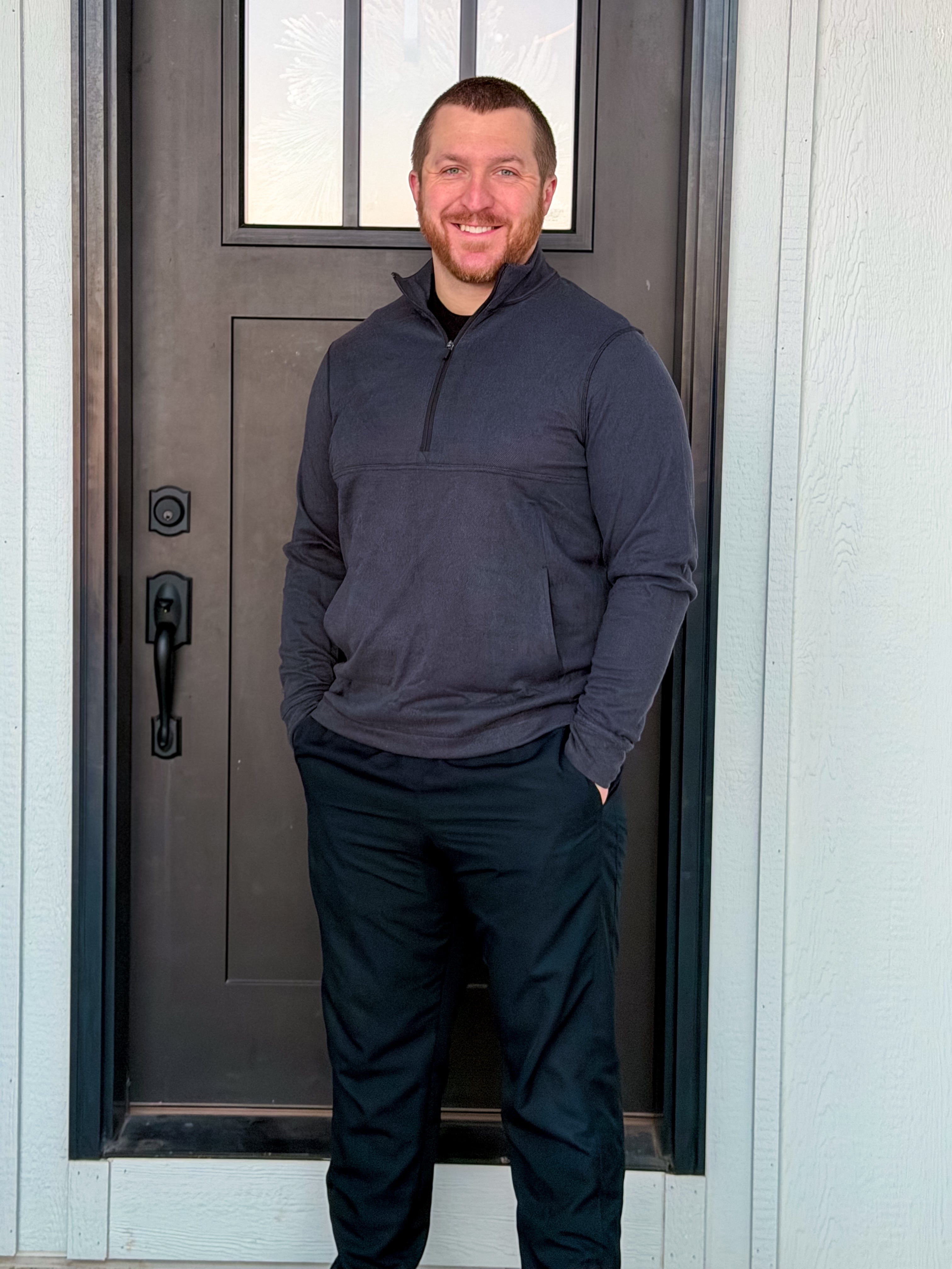 Men's Everyday Half Zip Long Sleeve Top