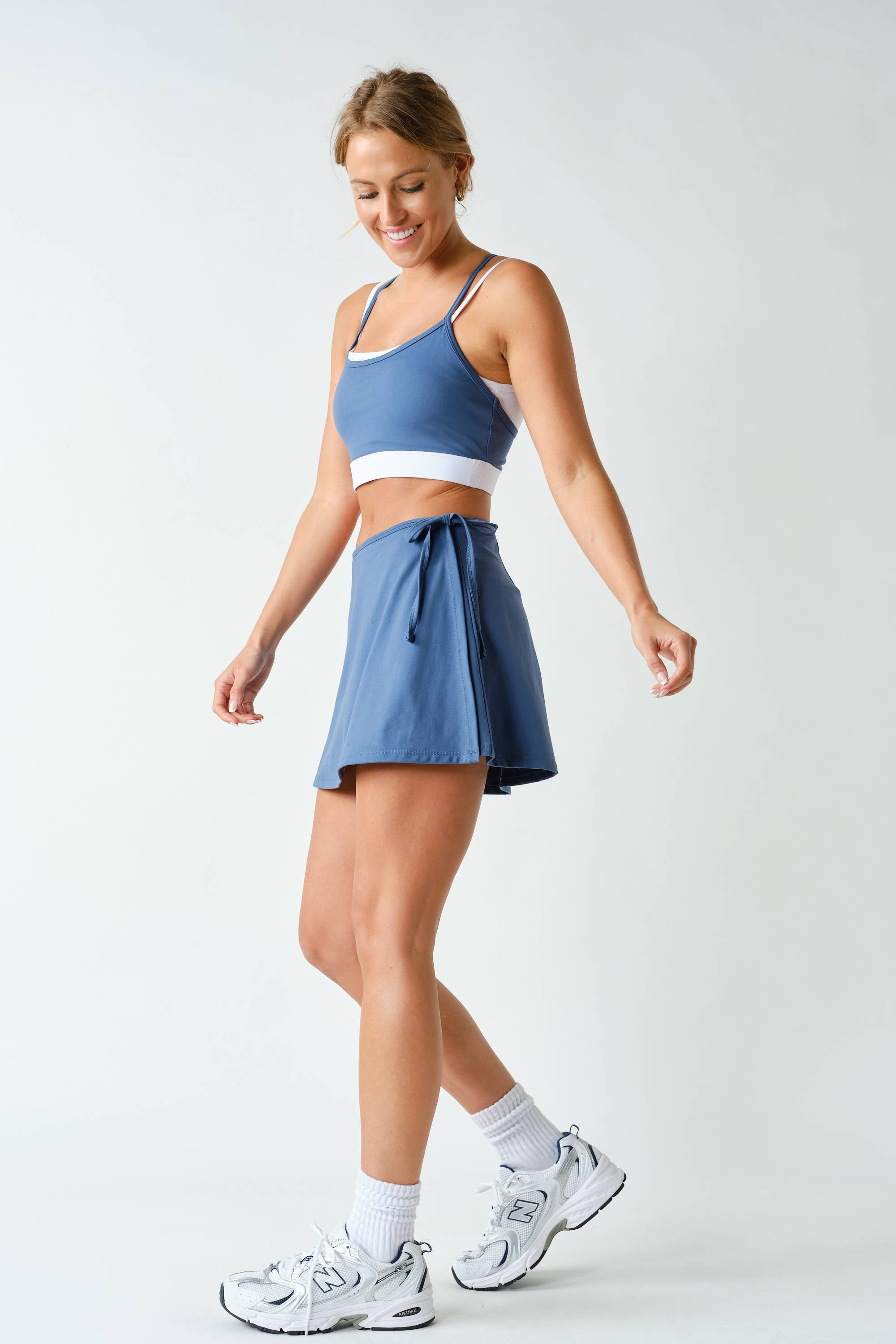 Darla Contrast Double Strap Sports Bra