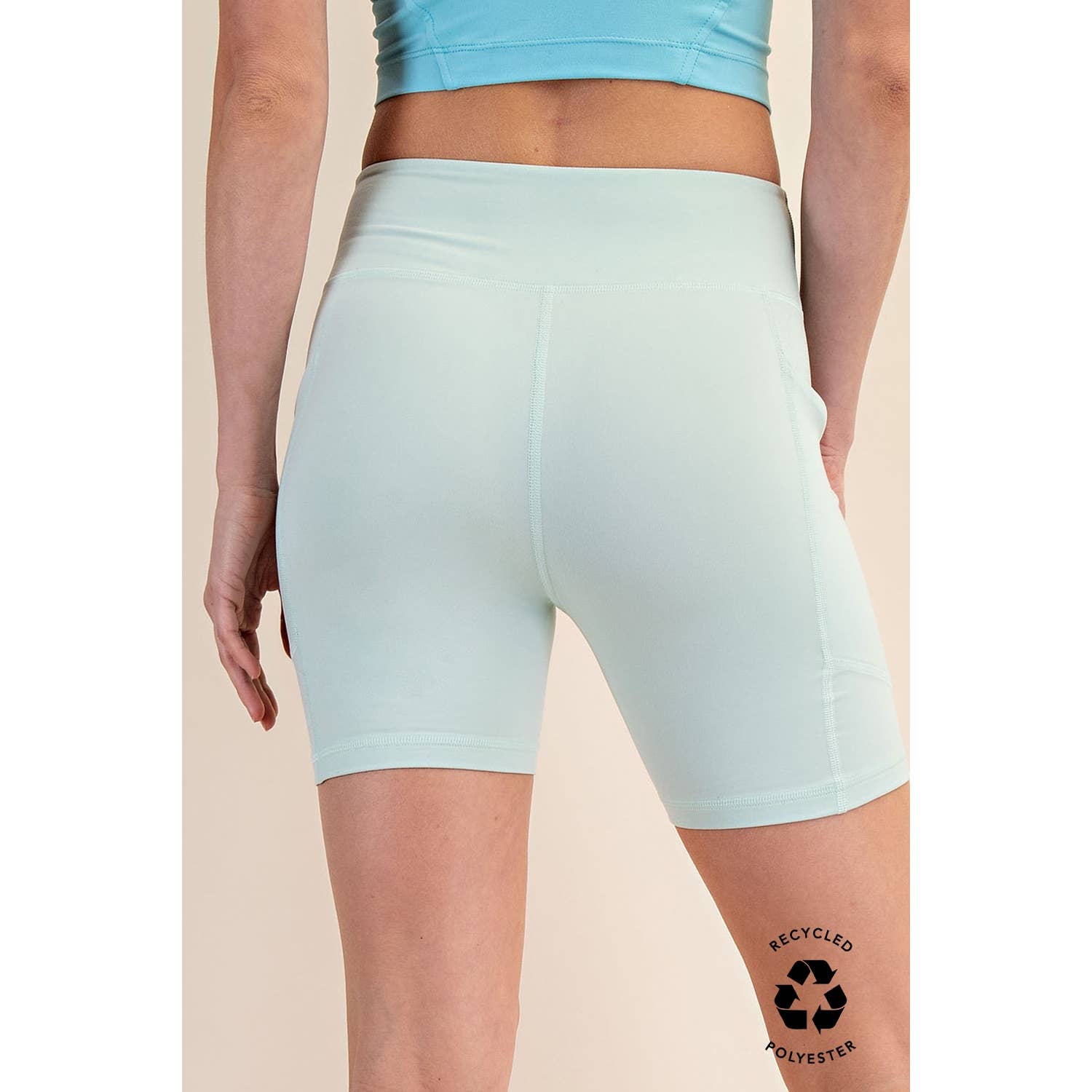 6 INCH BIKER SHORTS WITH SIDE POCKETS