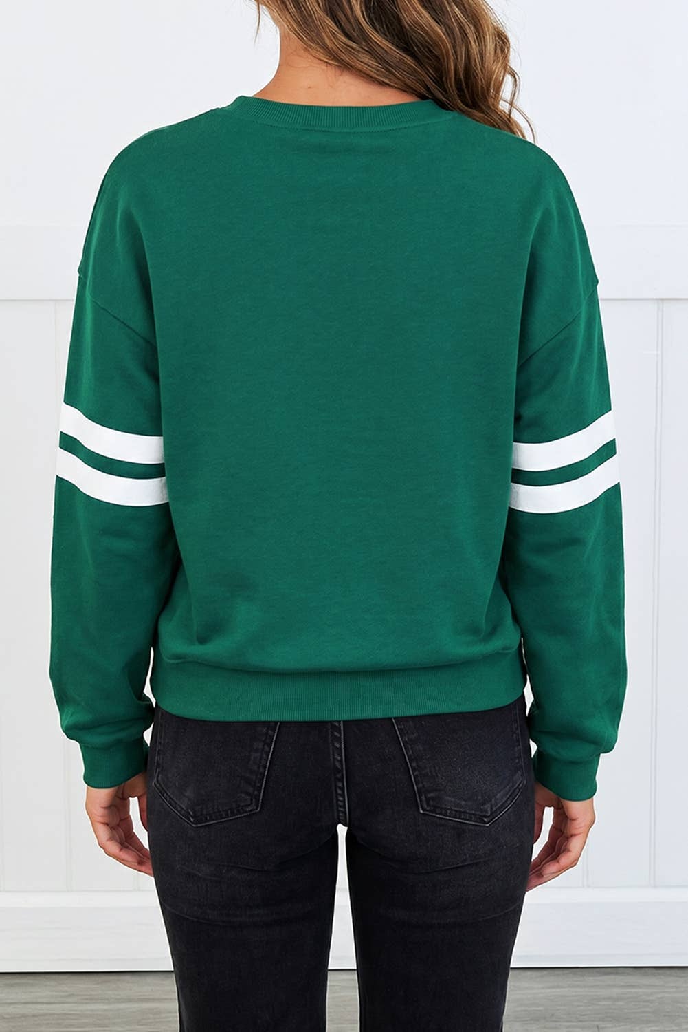 Varsity Drop Shoulder Oversized Sweatshirt