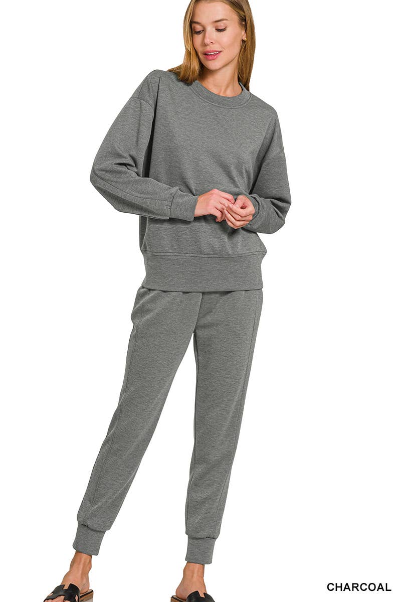 Scuba Crewneck Pullover & Joggers 2 PC Set