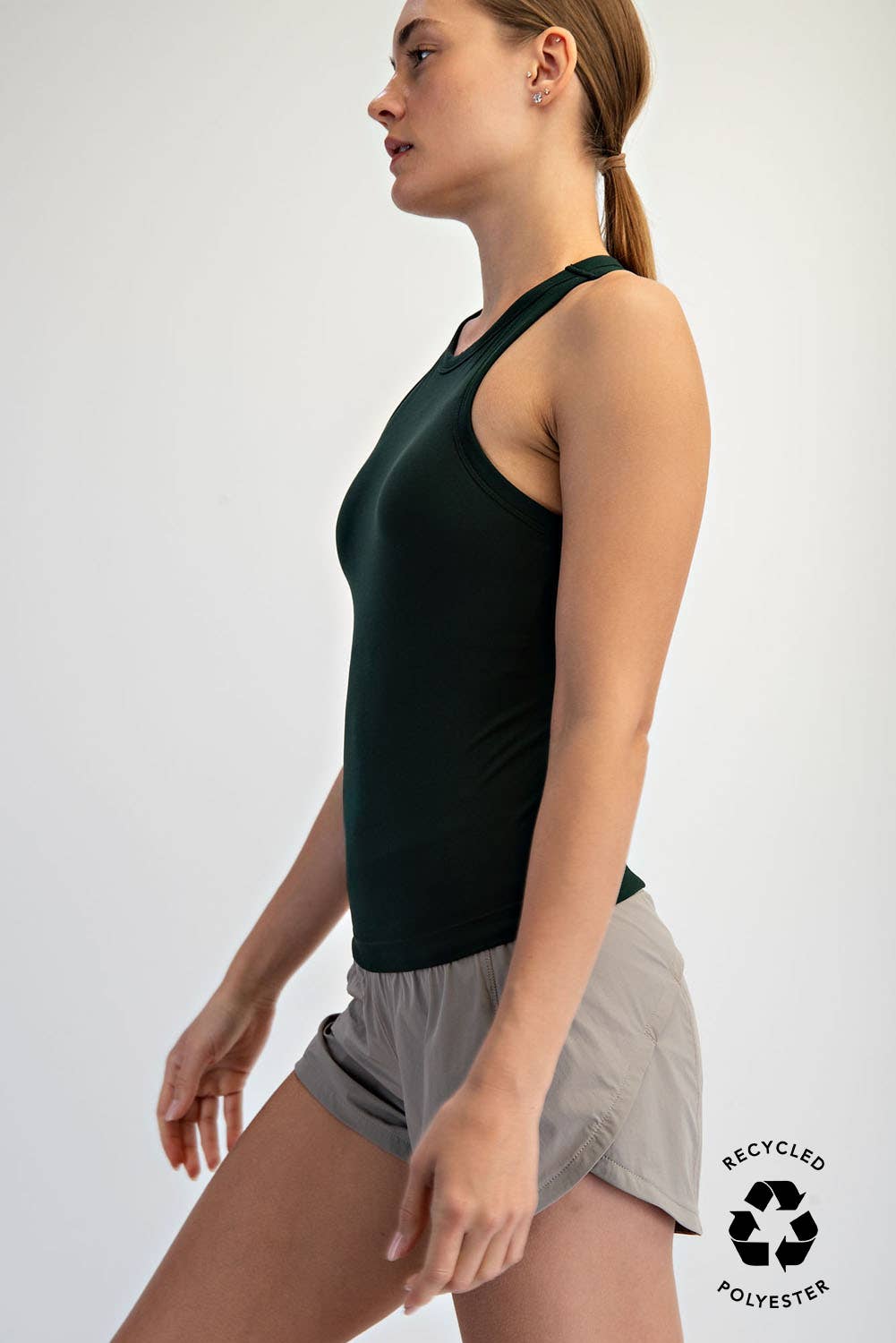 BUTTER SLEEVELESS RACER BACK TANK TOP