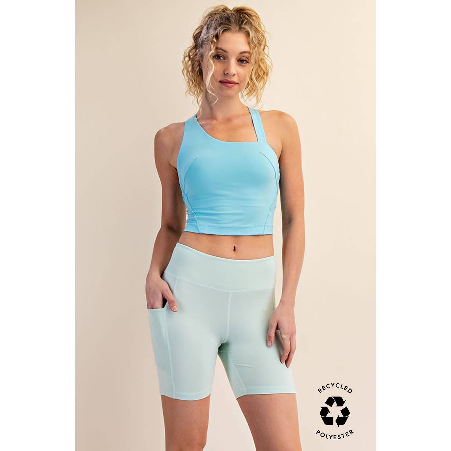 6 INCH BIKER SHORTS WITH SIDE POCKETS