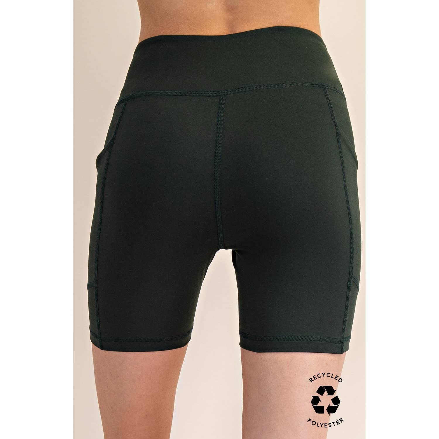 6 INCH BIKER SHORTS WITH SIDE POCKETS