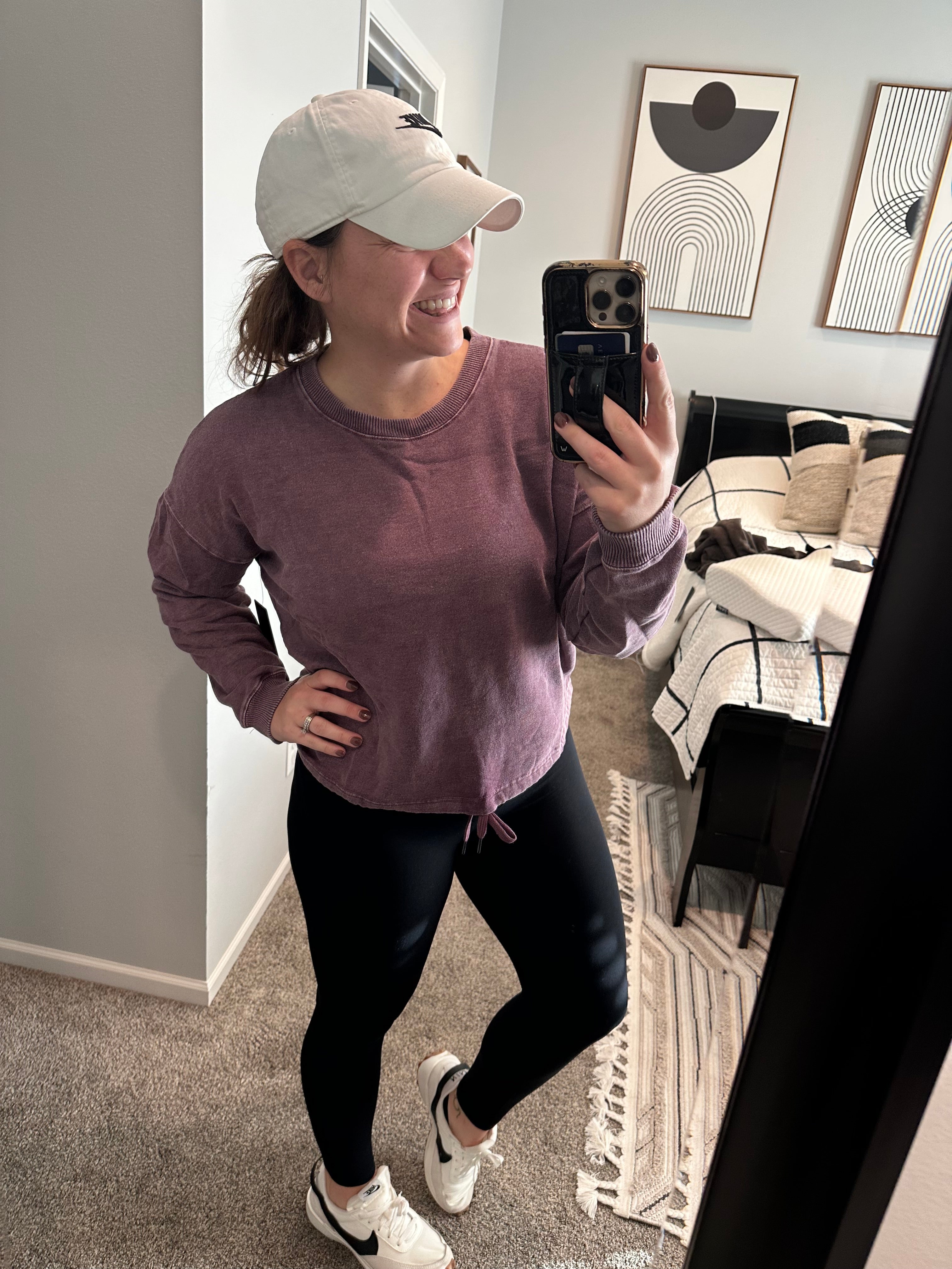 Women's Lux Fleece Stone Wash Crew Neck Sweatshirt