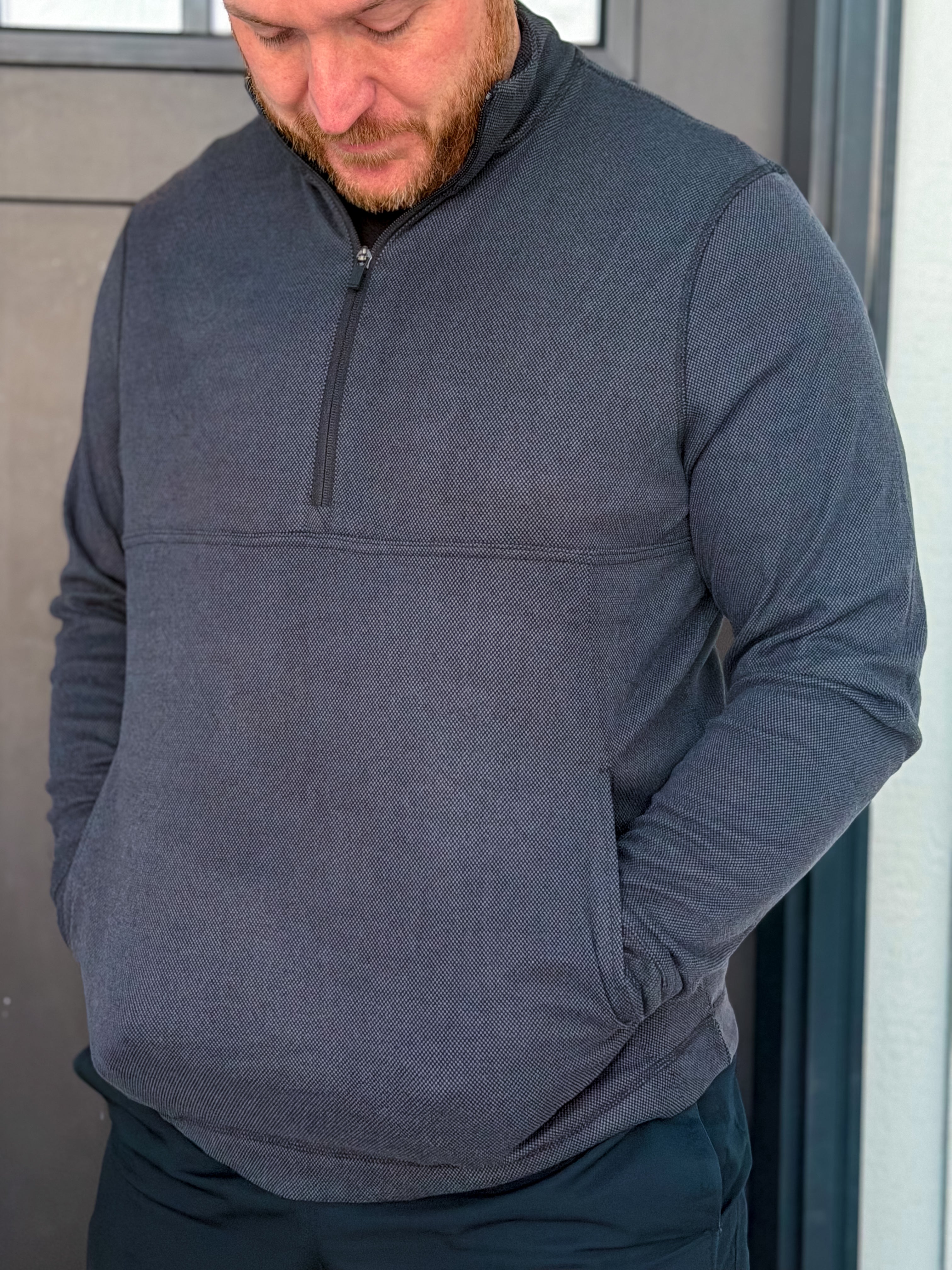 Men's Everyday Half Zip Long Sleeve Top