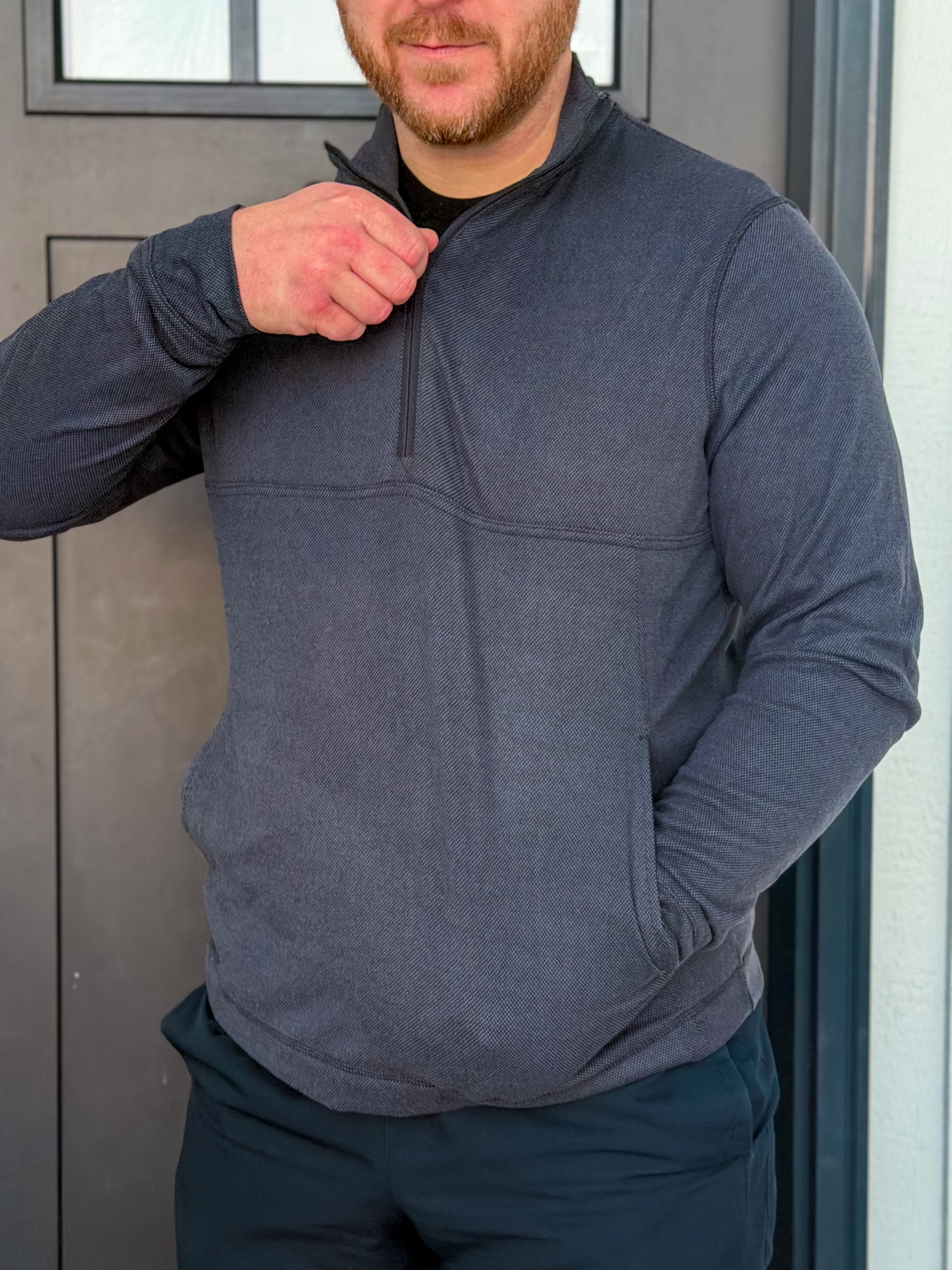 Men's Everyday Half Zip Long Sleeve Top