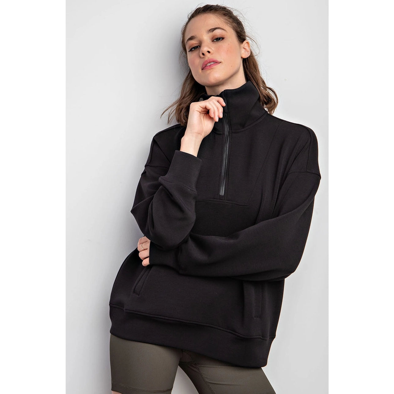 MODAL SCUBA QUARTER ZIP PULLOVER