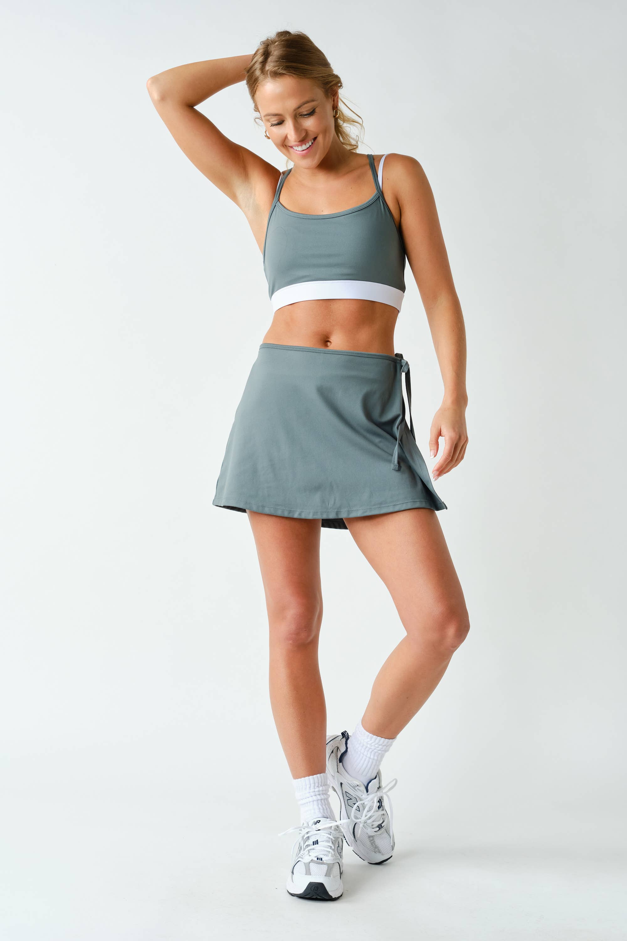 Darla Contrast Double Strap Sports Bra
