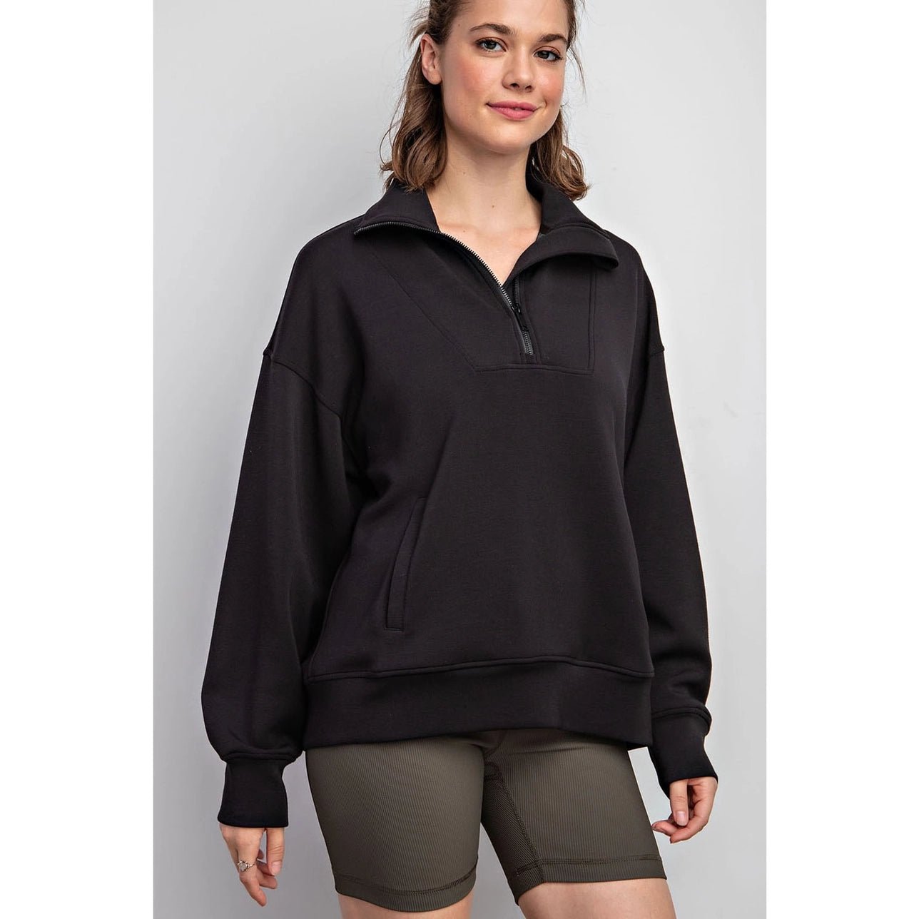 MODAL SCUBA QUARTER ZIP PULLOVER