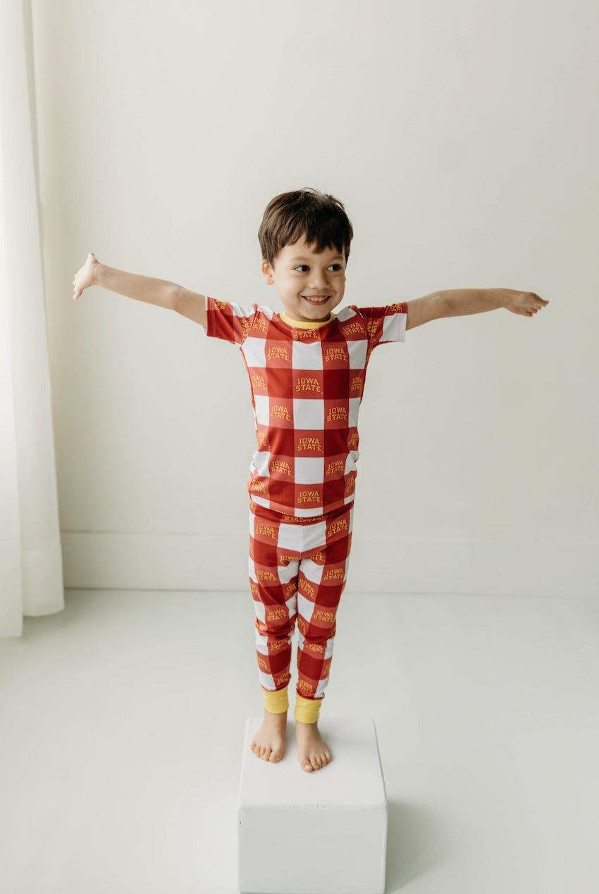 Iowa State Grid Pajama Set *PRE-ORDER