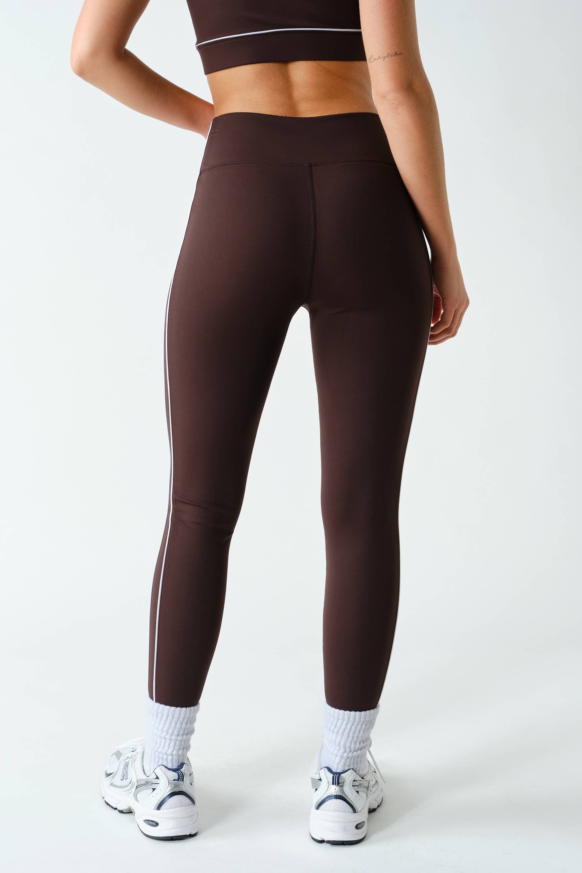 Piper Align Contrast Leggings with Piping
