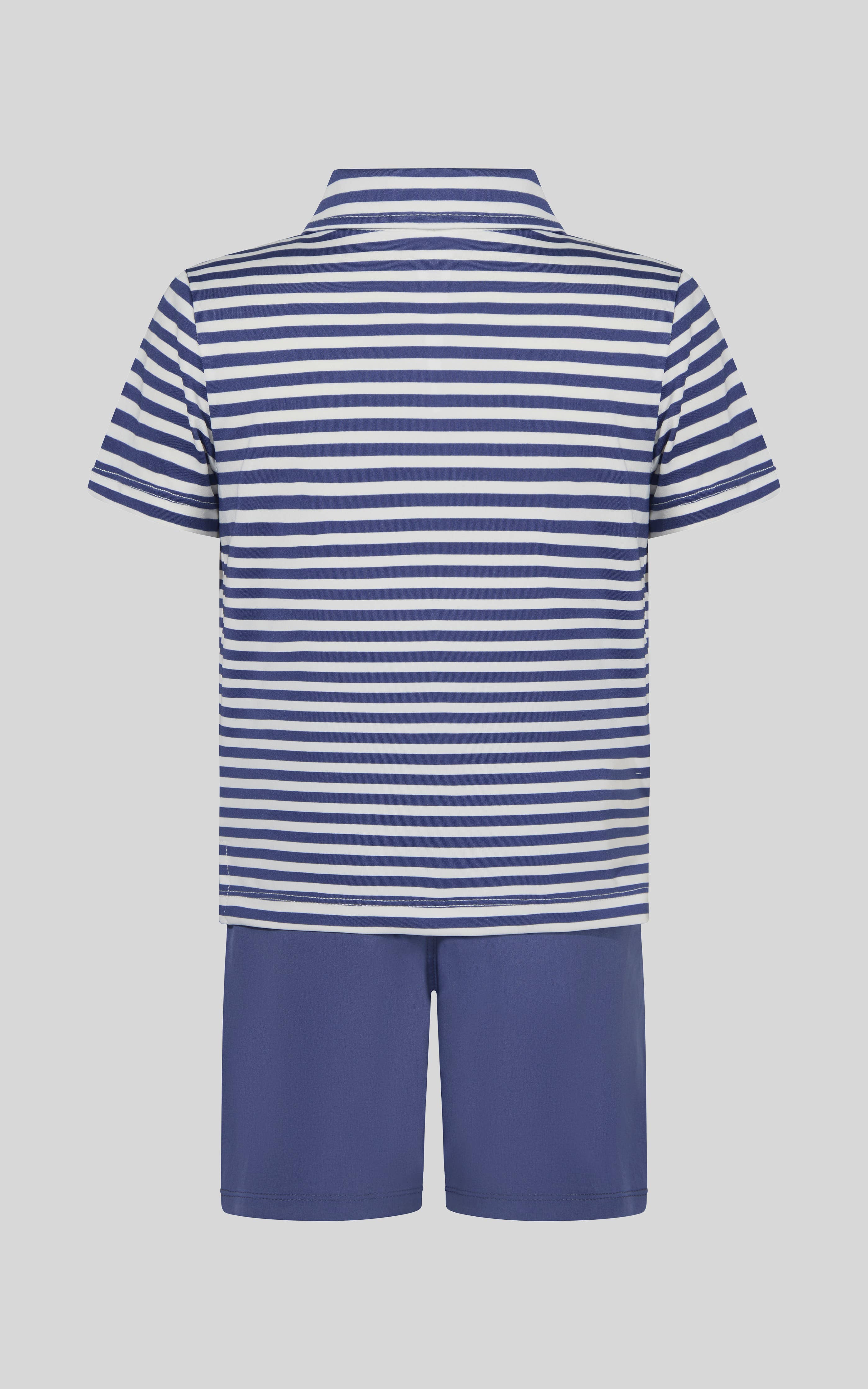 Little Boys Performance Short Sleeve Polo Shirt and Shorts