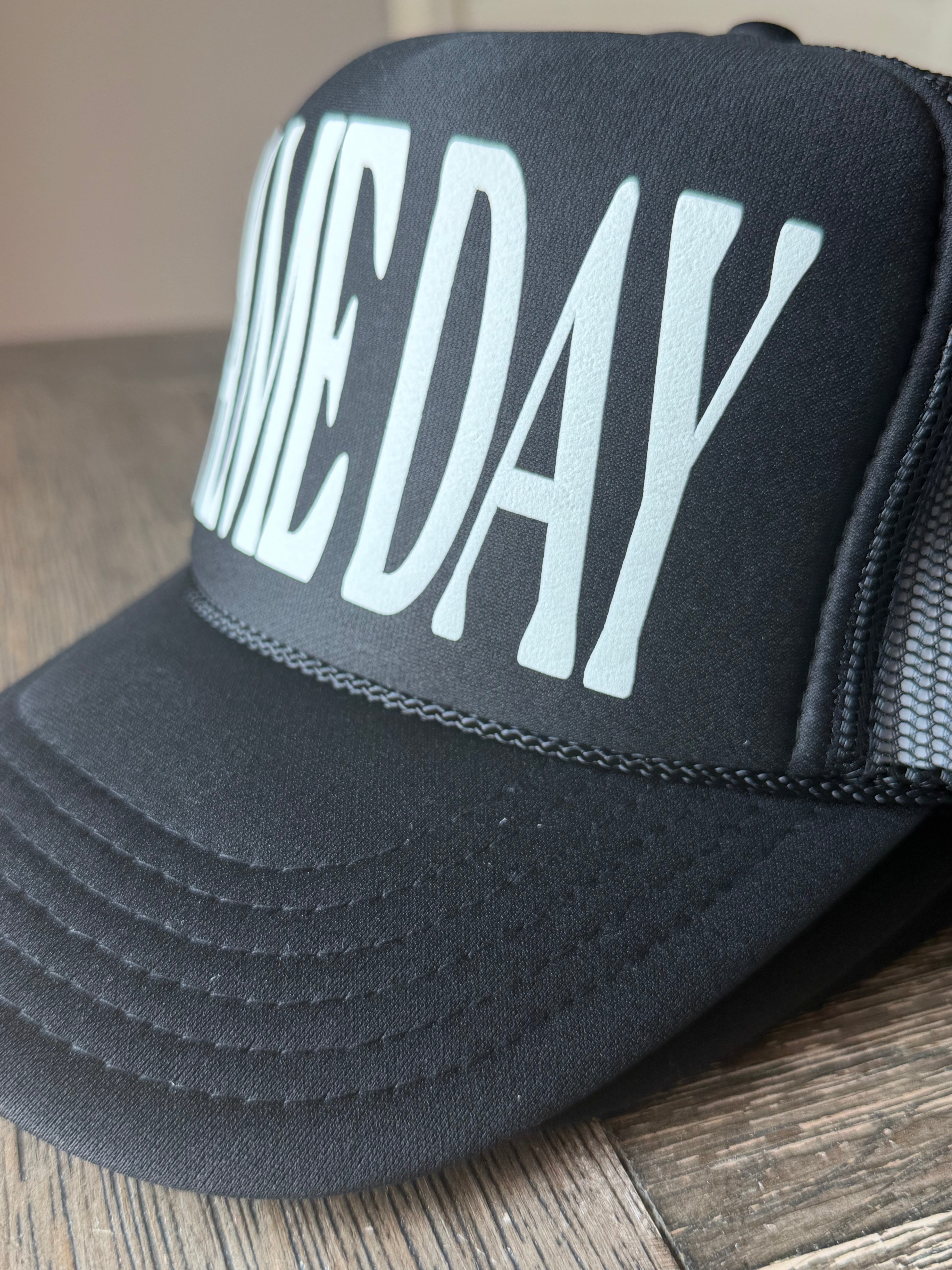 GAME DAY puff vinyl hat