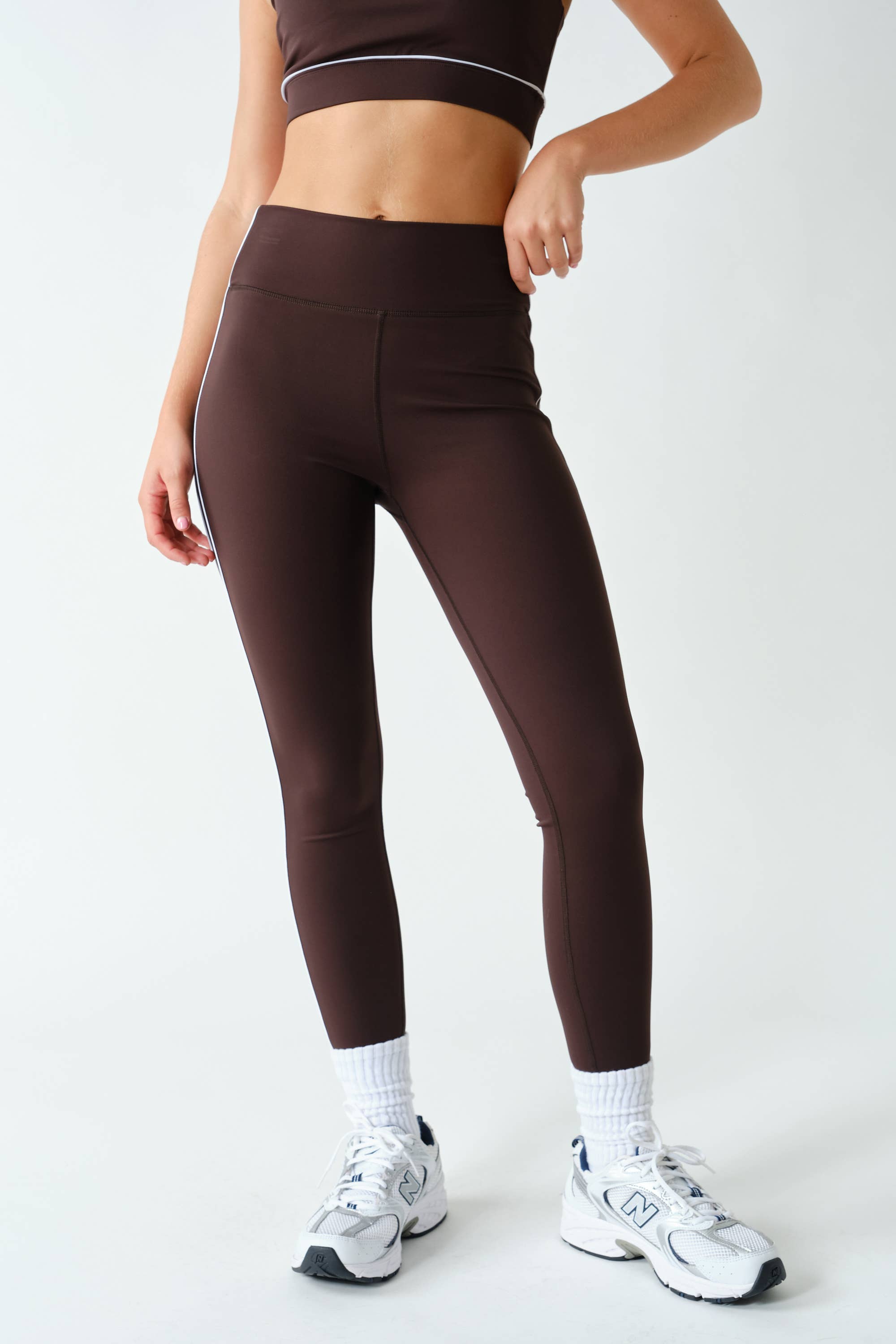 Piper Align Contrast Leggings with Piping