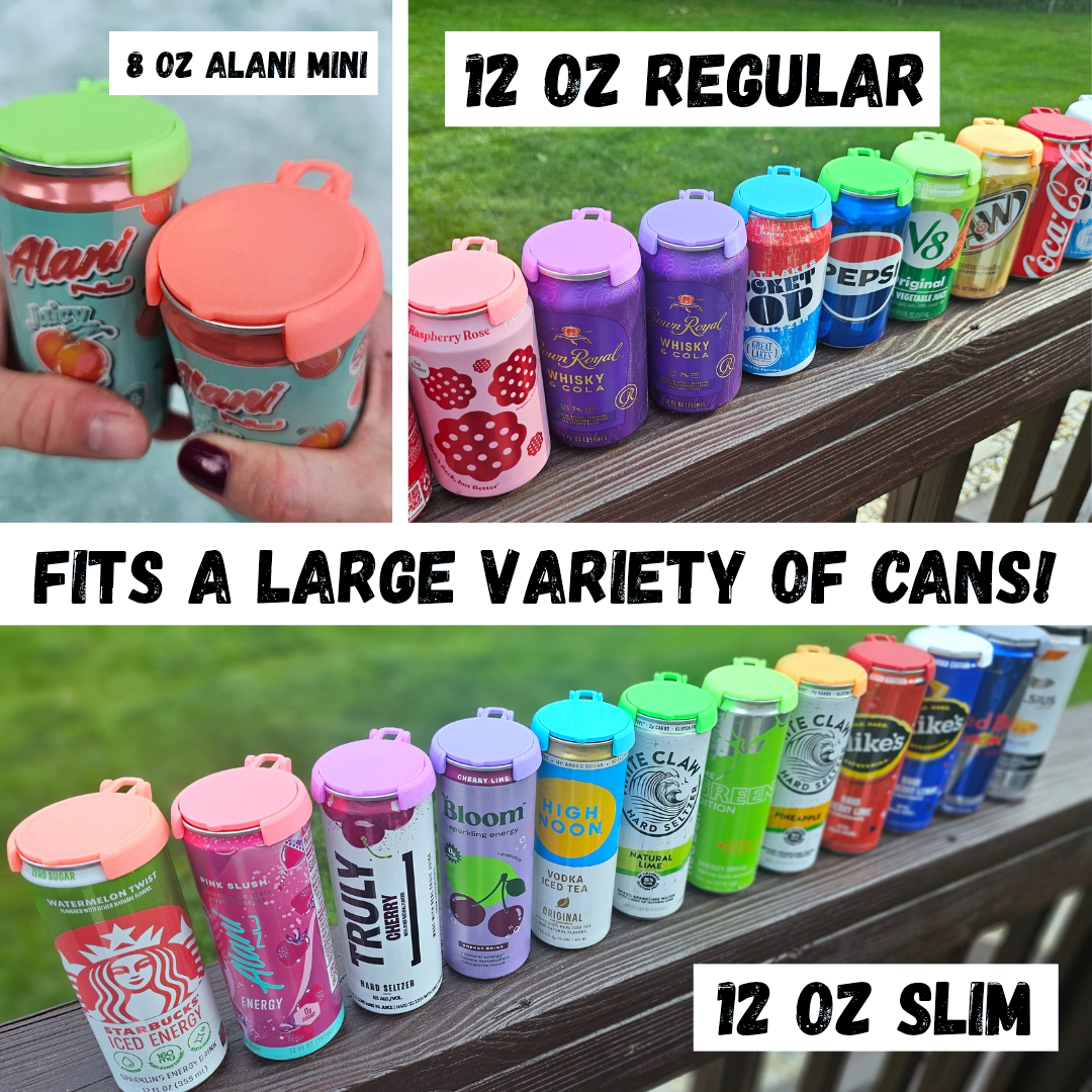 12 oz Can Lids | Can Topper | Cover