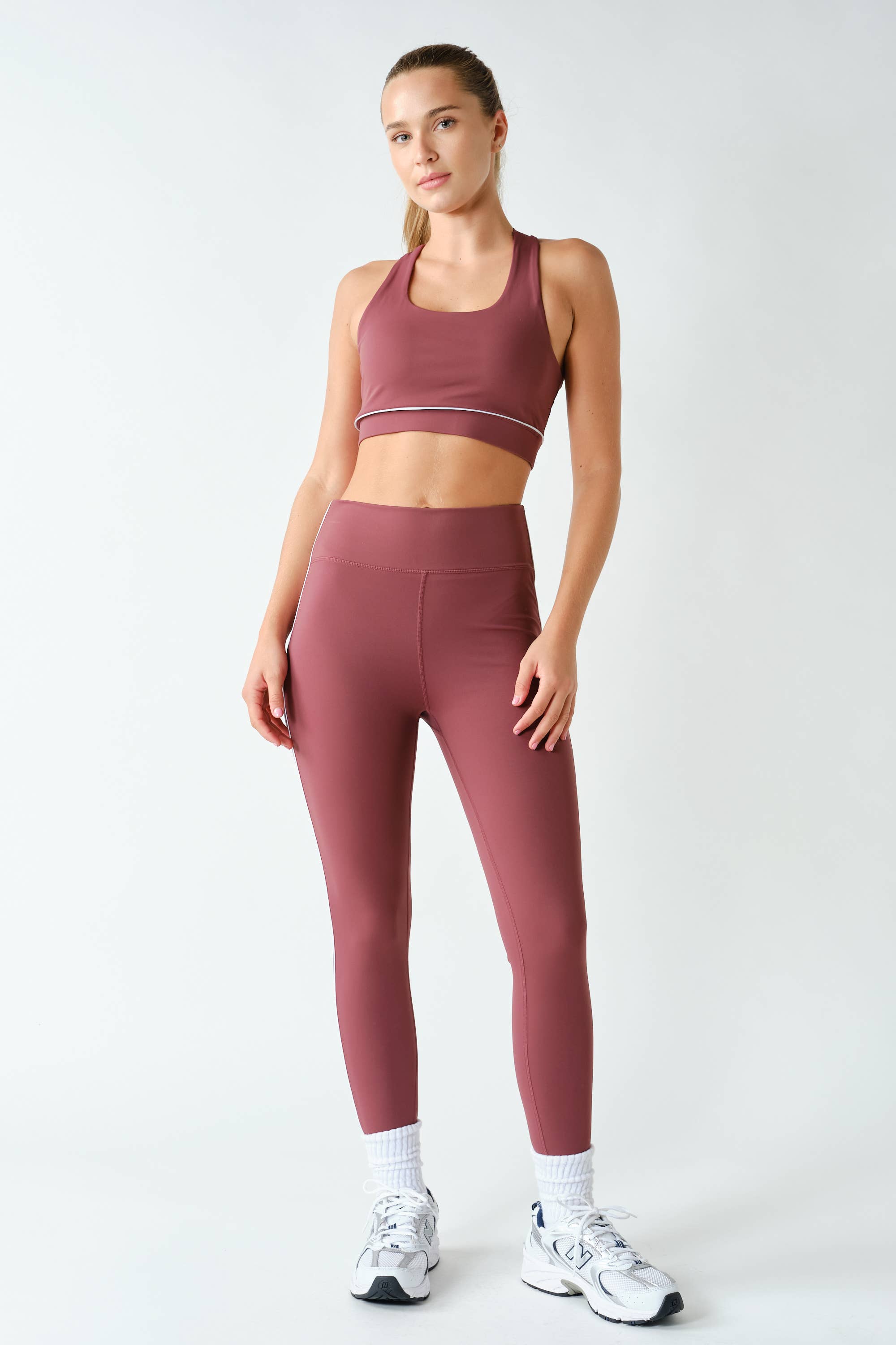 Piper Align Contrast Leggings with Piping