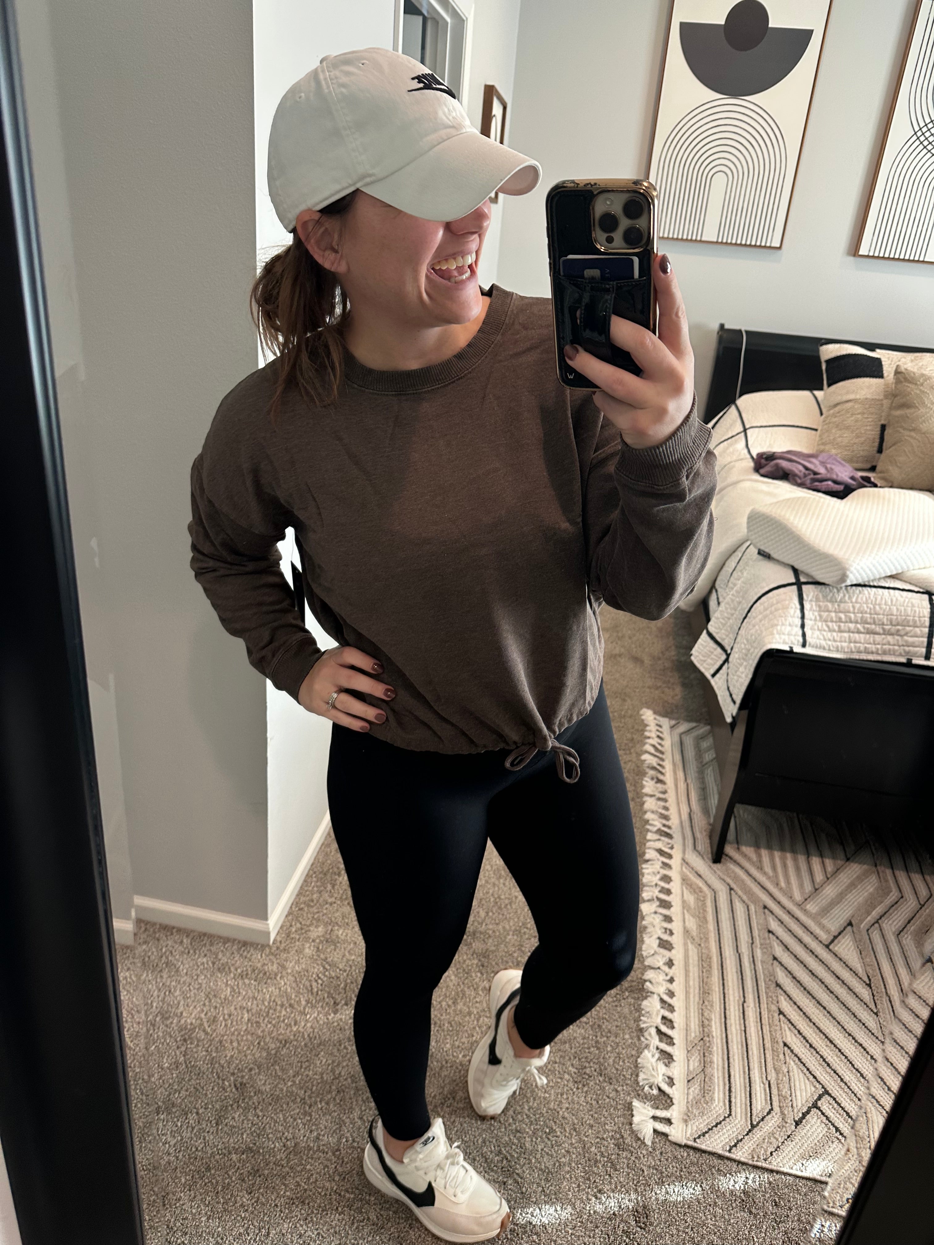 Women's Lux Fleece Stone Wash Crew Neck Sweatshirt