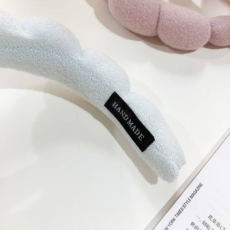 Towel Velvet Cloud Twist Hairband DPJH9