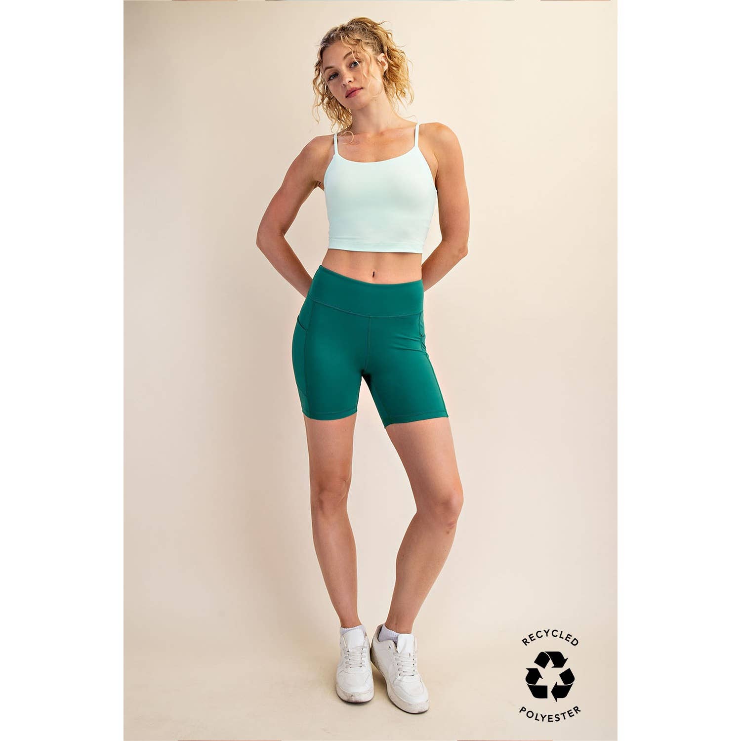 6 INCH BIKER SHORTS WITH SIDE POCKETS