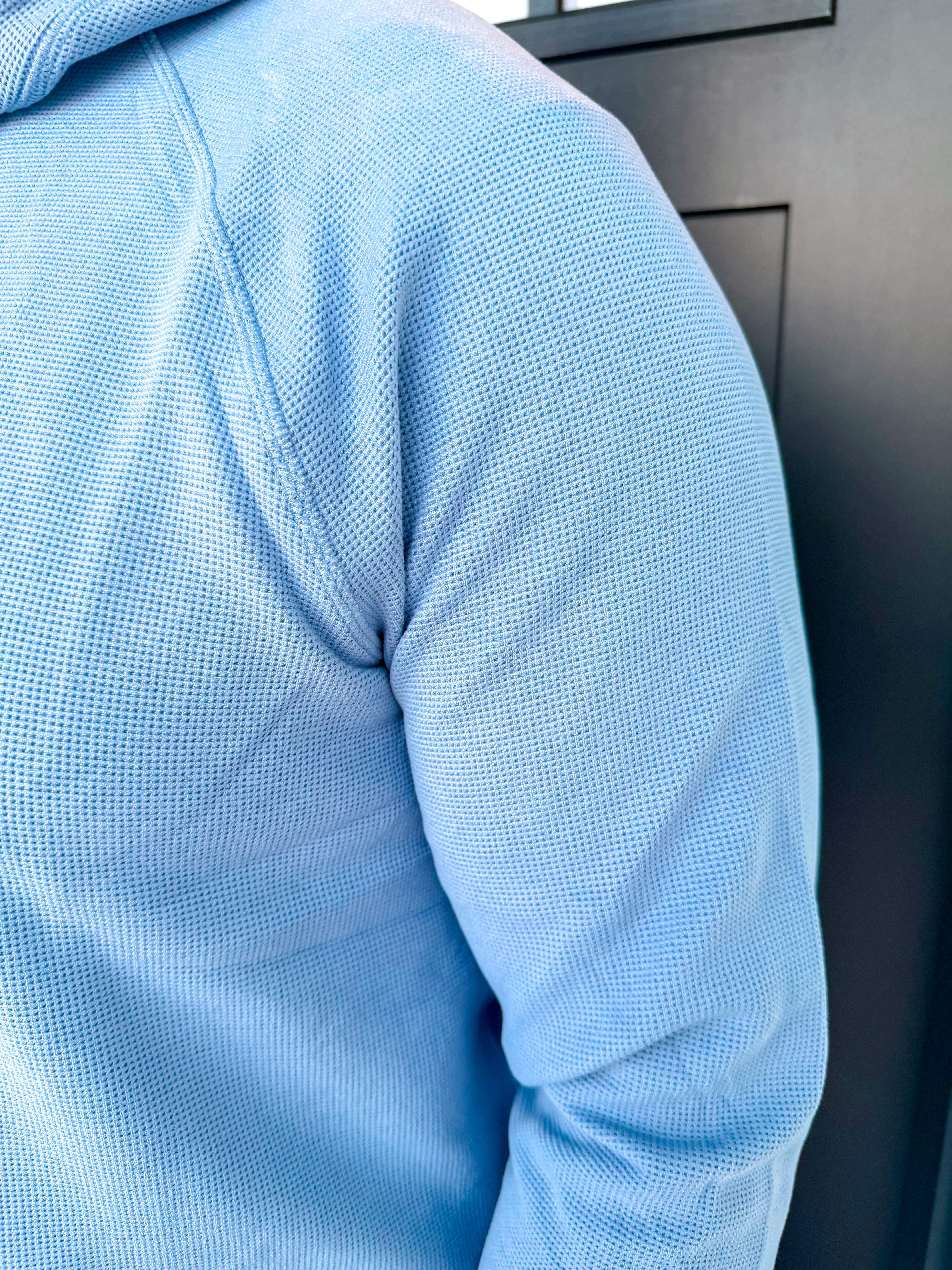 Men's Supreme Waffle Long Sleeve Hoodie