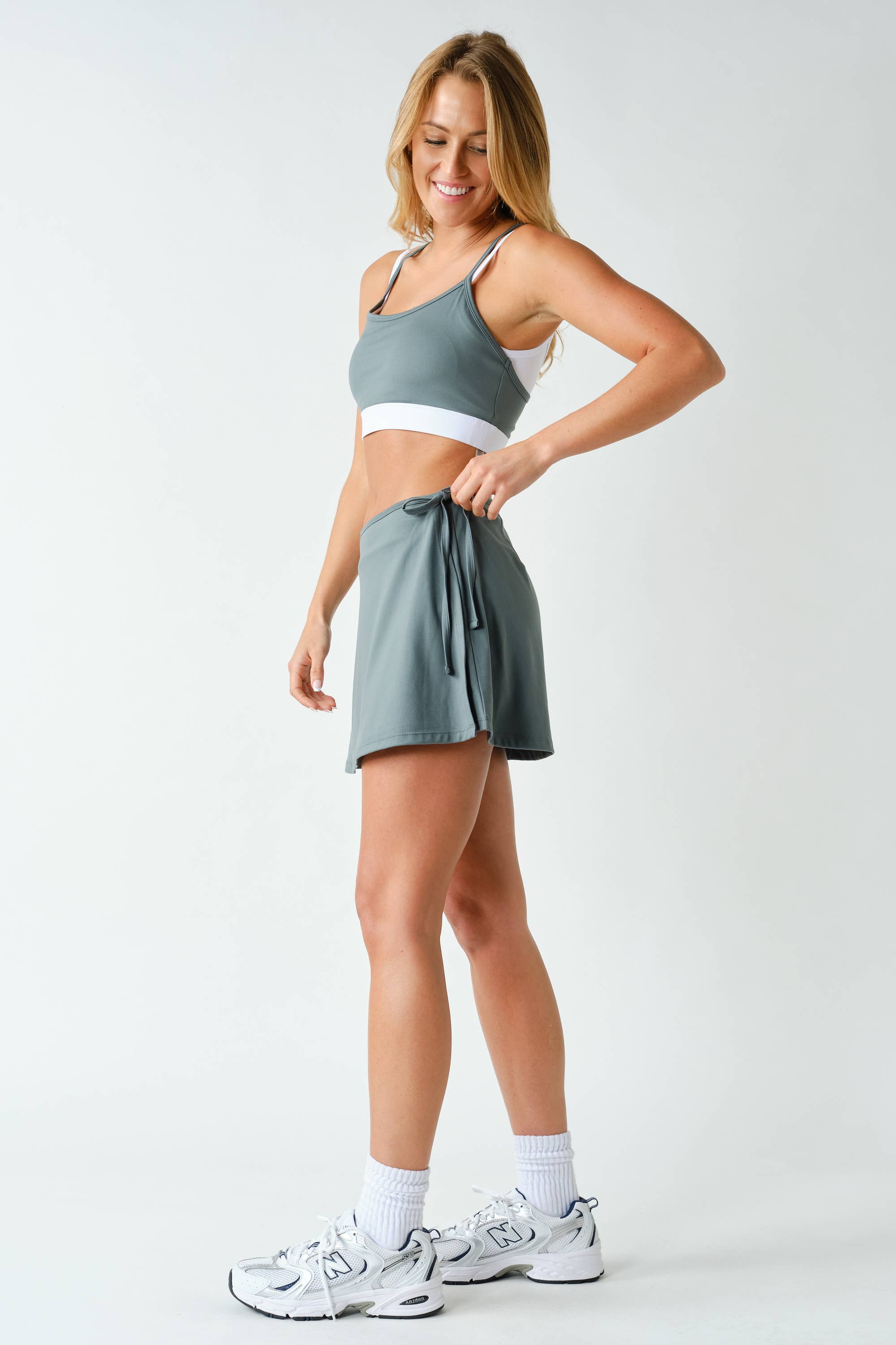 Darla Contrast Double Strap Sports Bra