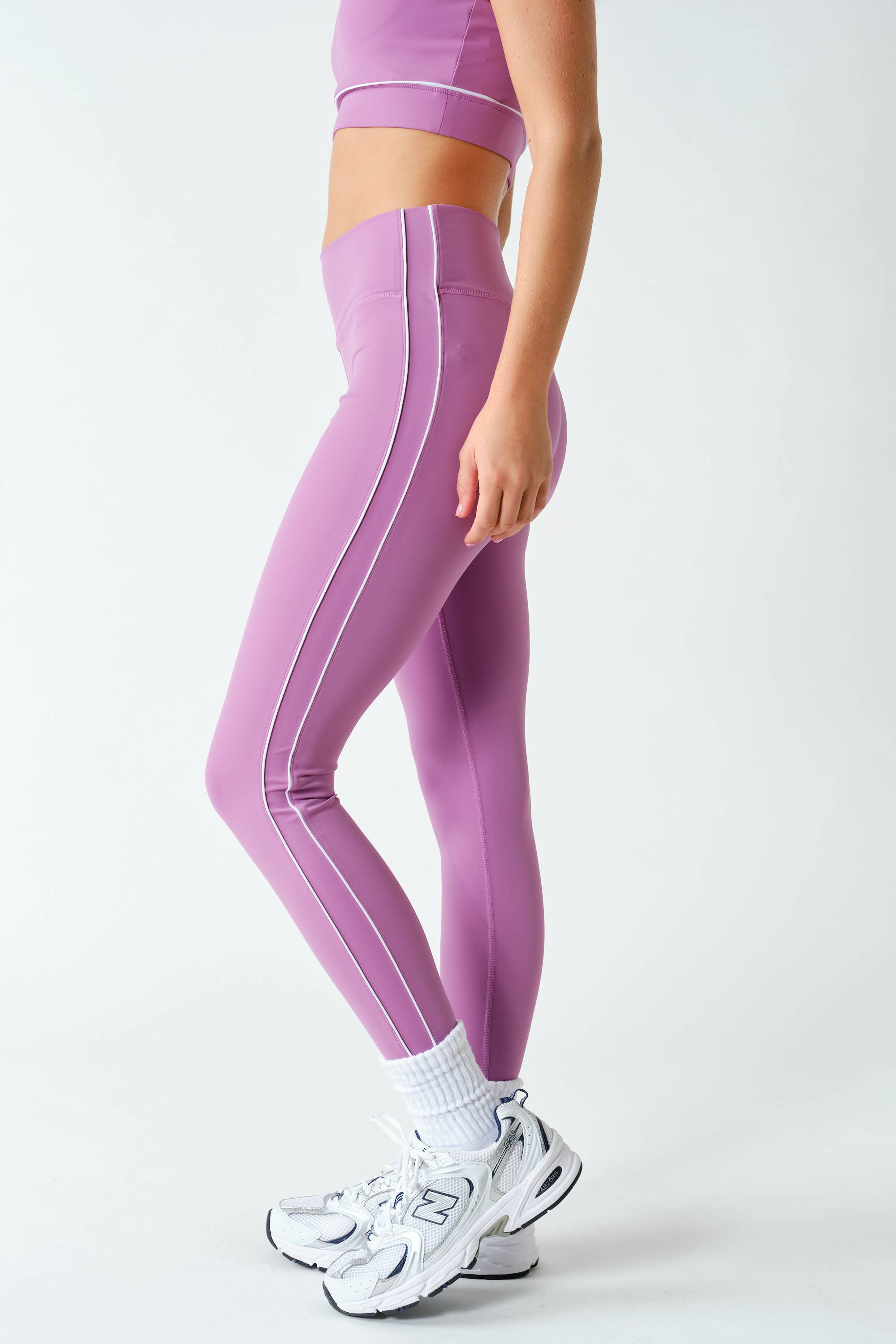Piper Align Contrast Leggings with Piping