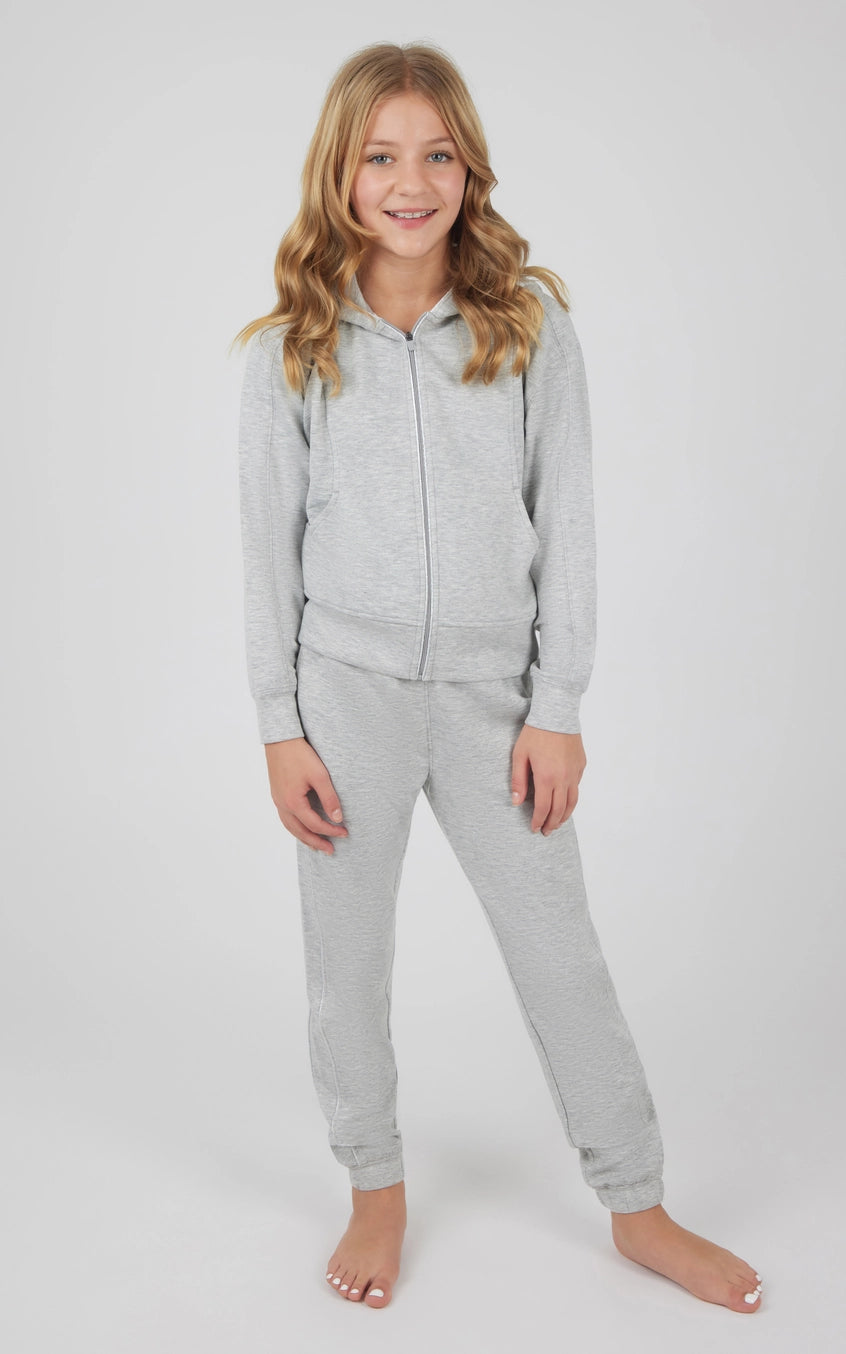 Girls Scuba Full Zip Jacket and Jogger Set