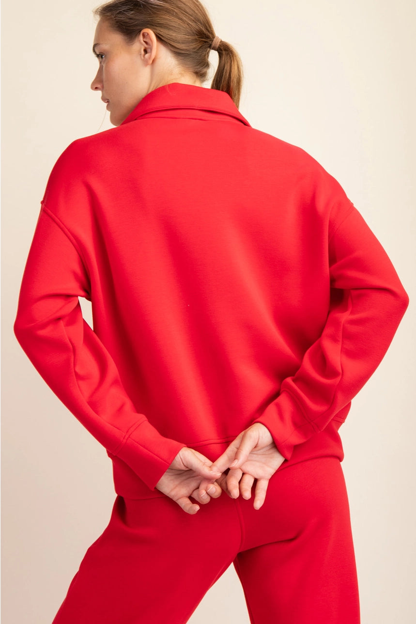 MODAL SCUBA QUARTER ZIP PULLOVER