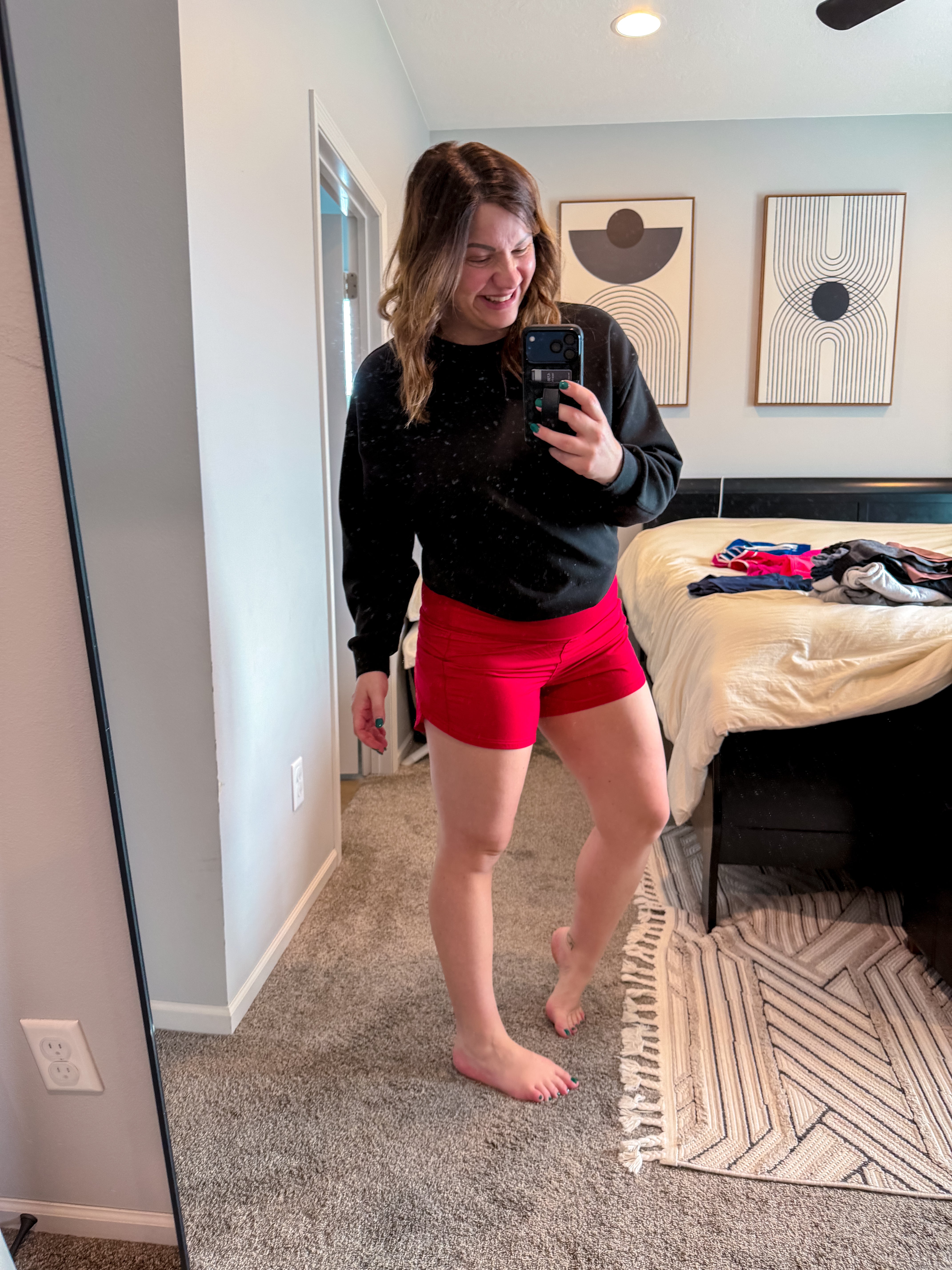 2 IN 1 STRETCH WOVEN ACTIVE SHORTS