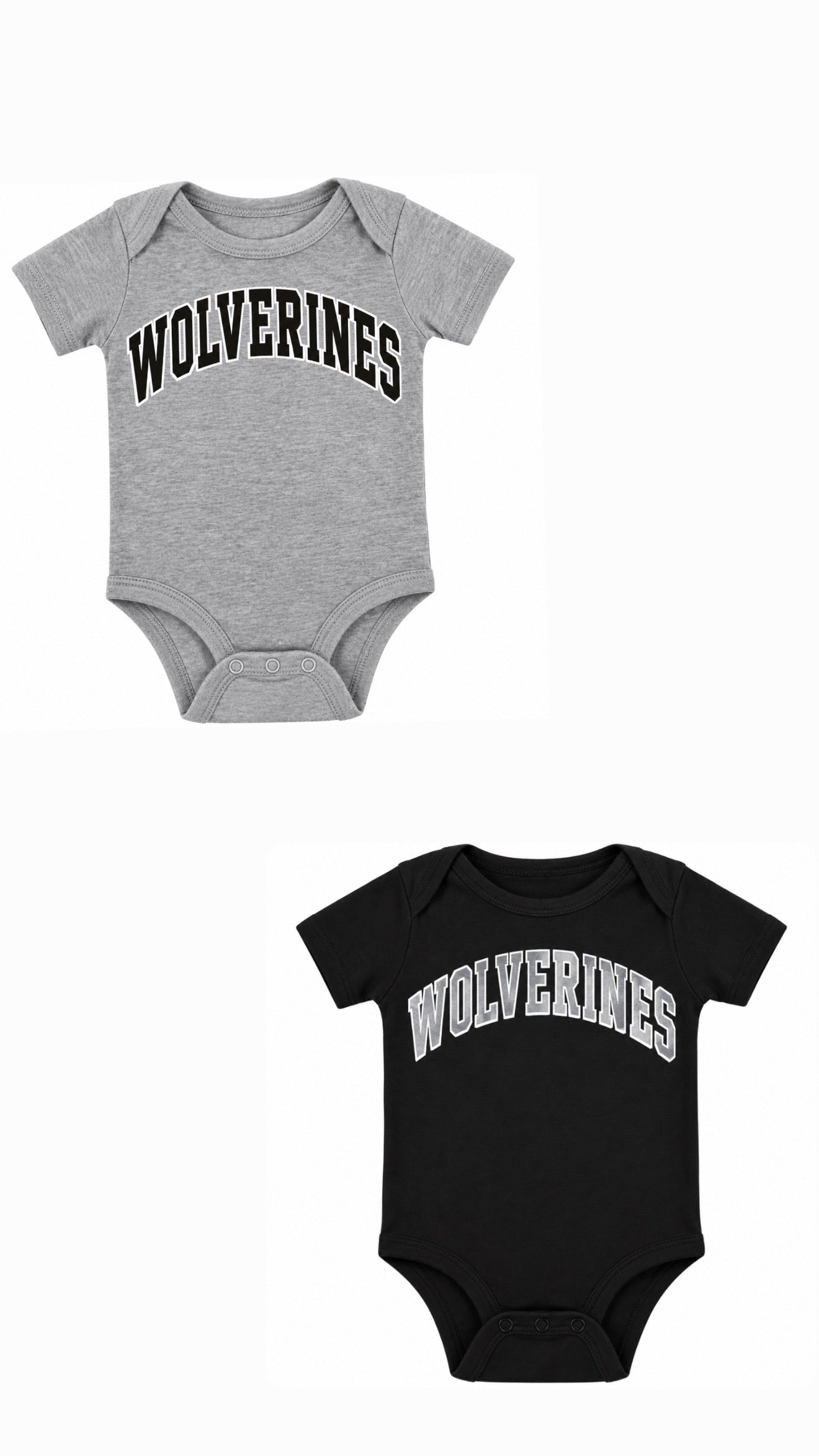 Wolverine Fan Baby Bodysuit State Team