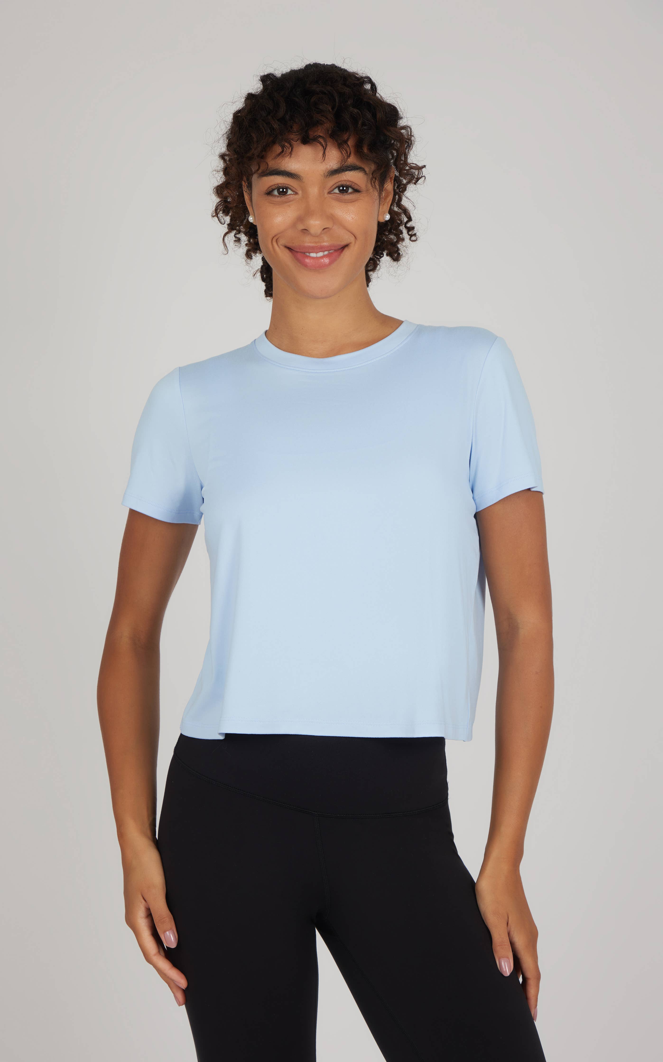 Women's Super Soft Short Sleeve Tee w Tulip Back
