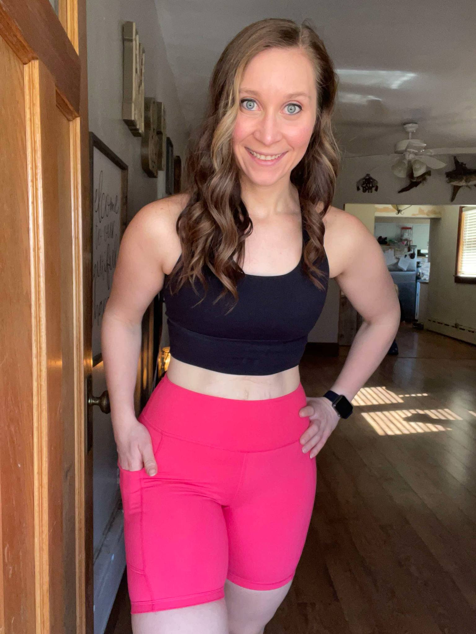 6 INCH BIKER SHORTS WITH SIDE POCKETS