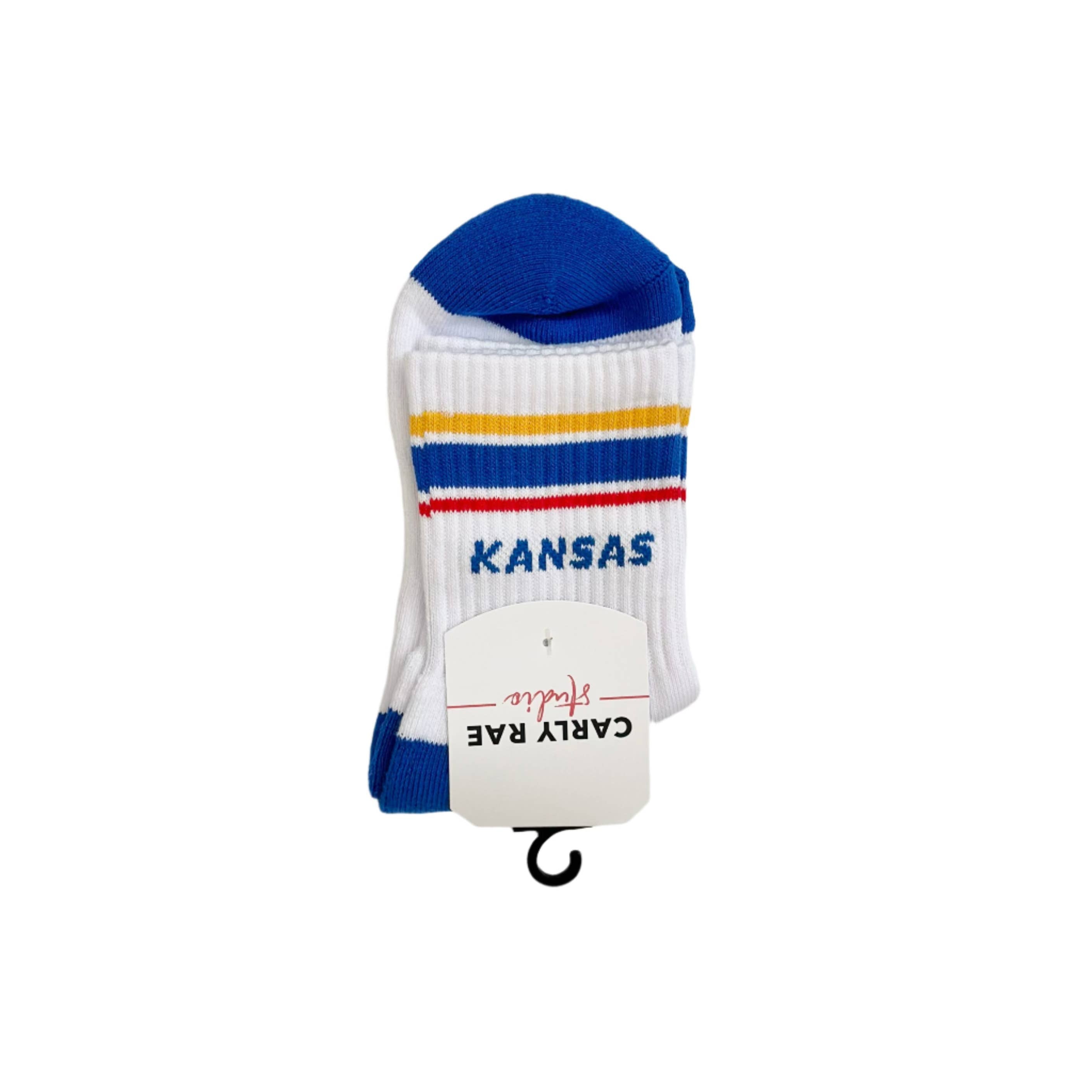 Kansas KU Socks