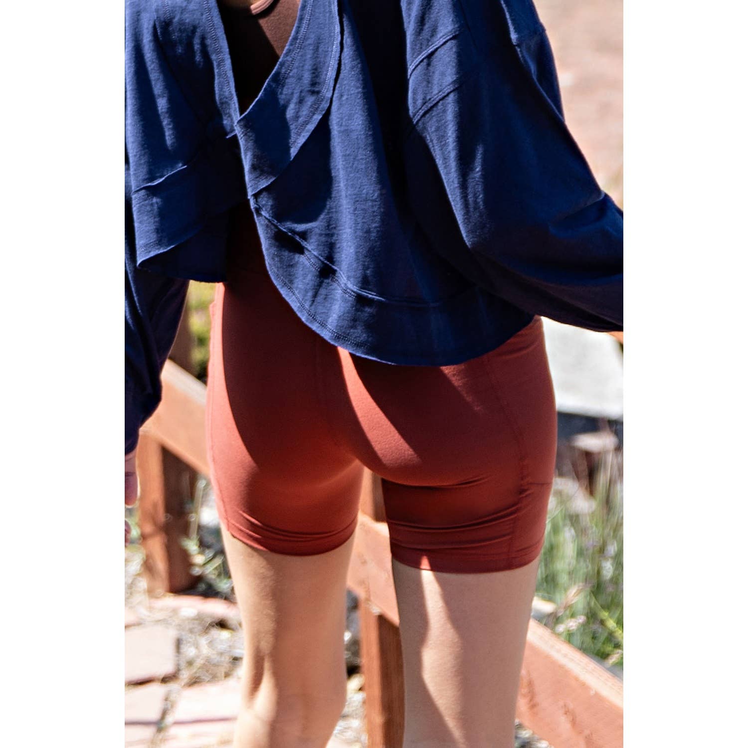 6 INCH BIKER SHORTS WITH SIDE POCKETS