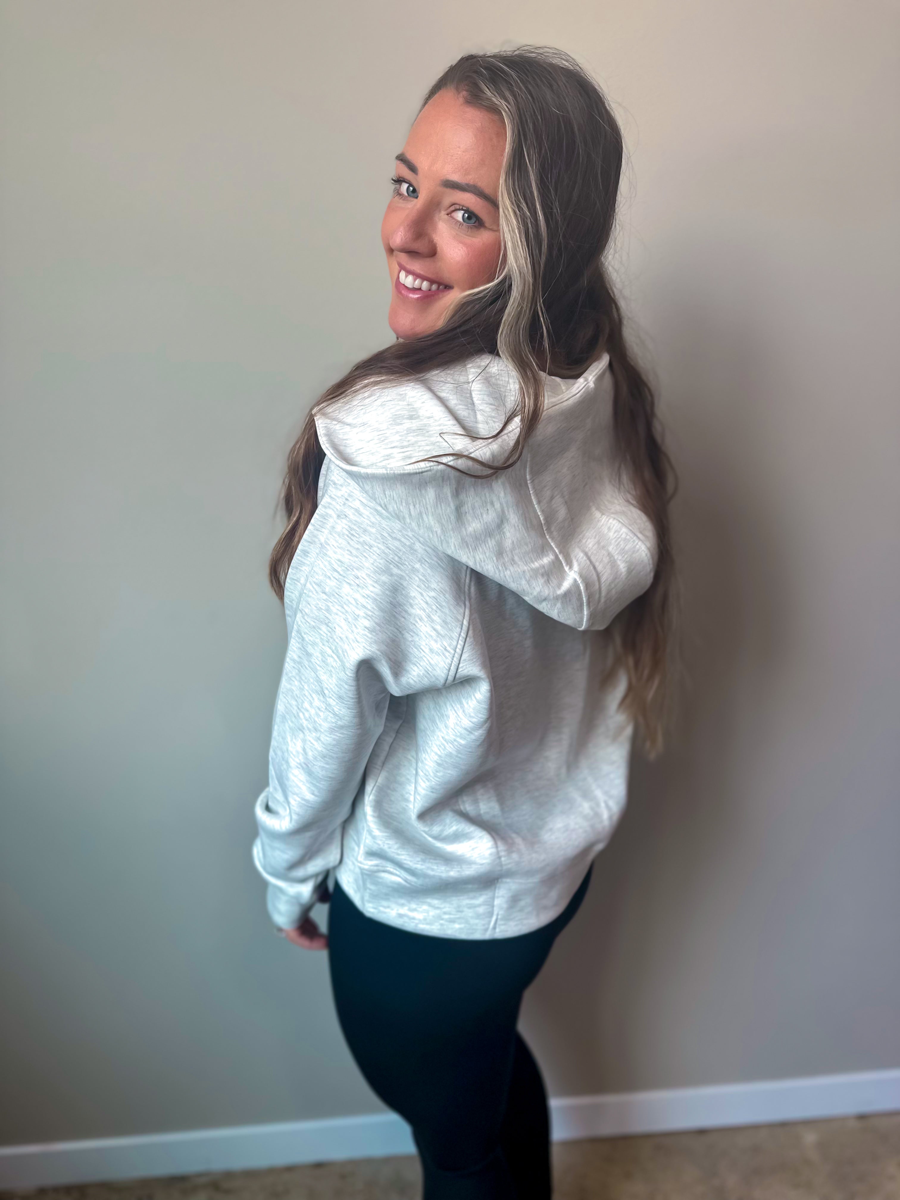 MODAL SCUBA QUARTER ZIP HODDIE JACKET