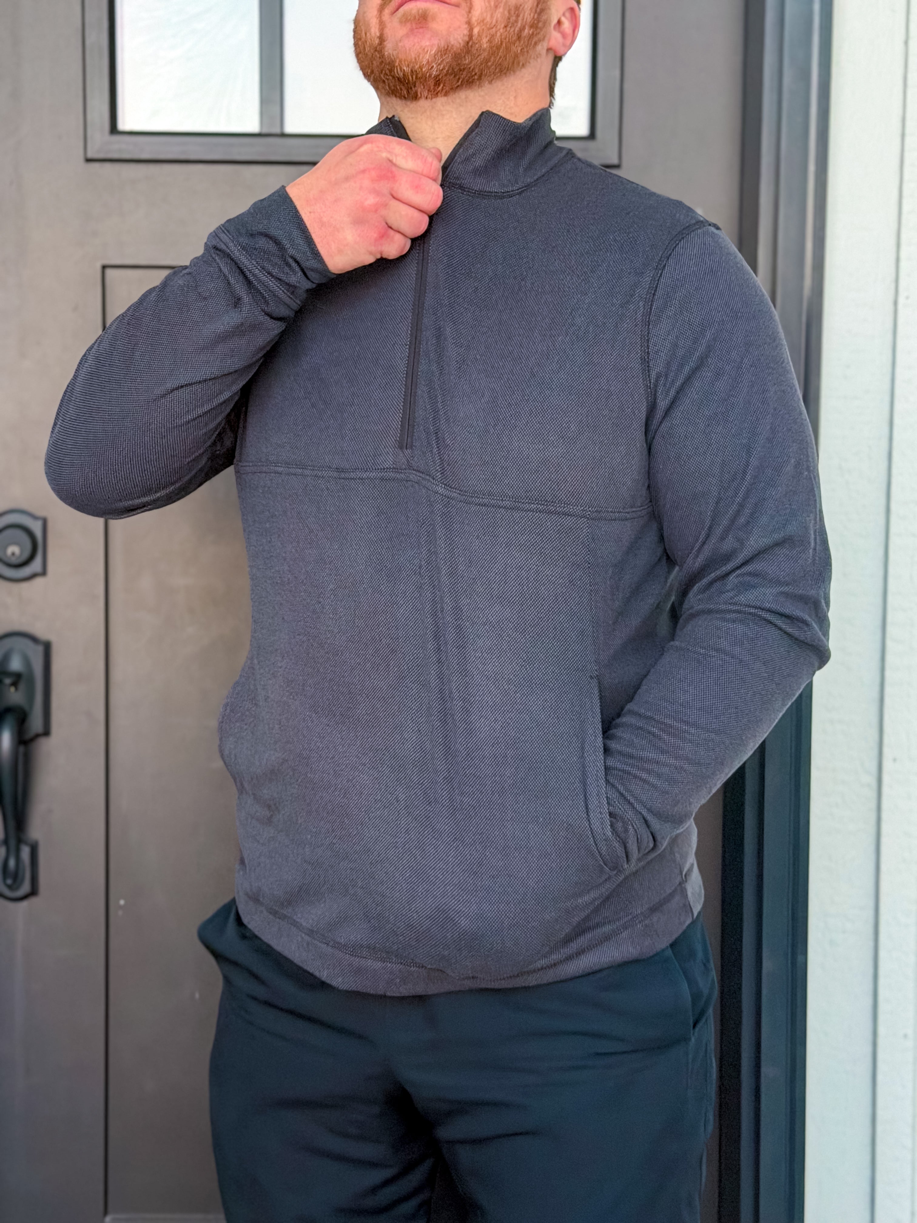 Men's Everyday Half Zip Long Sleeve Top