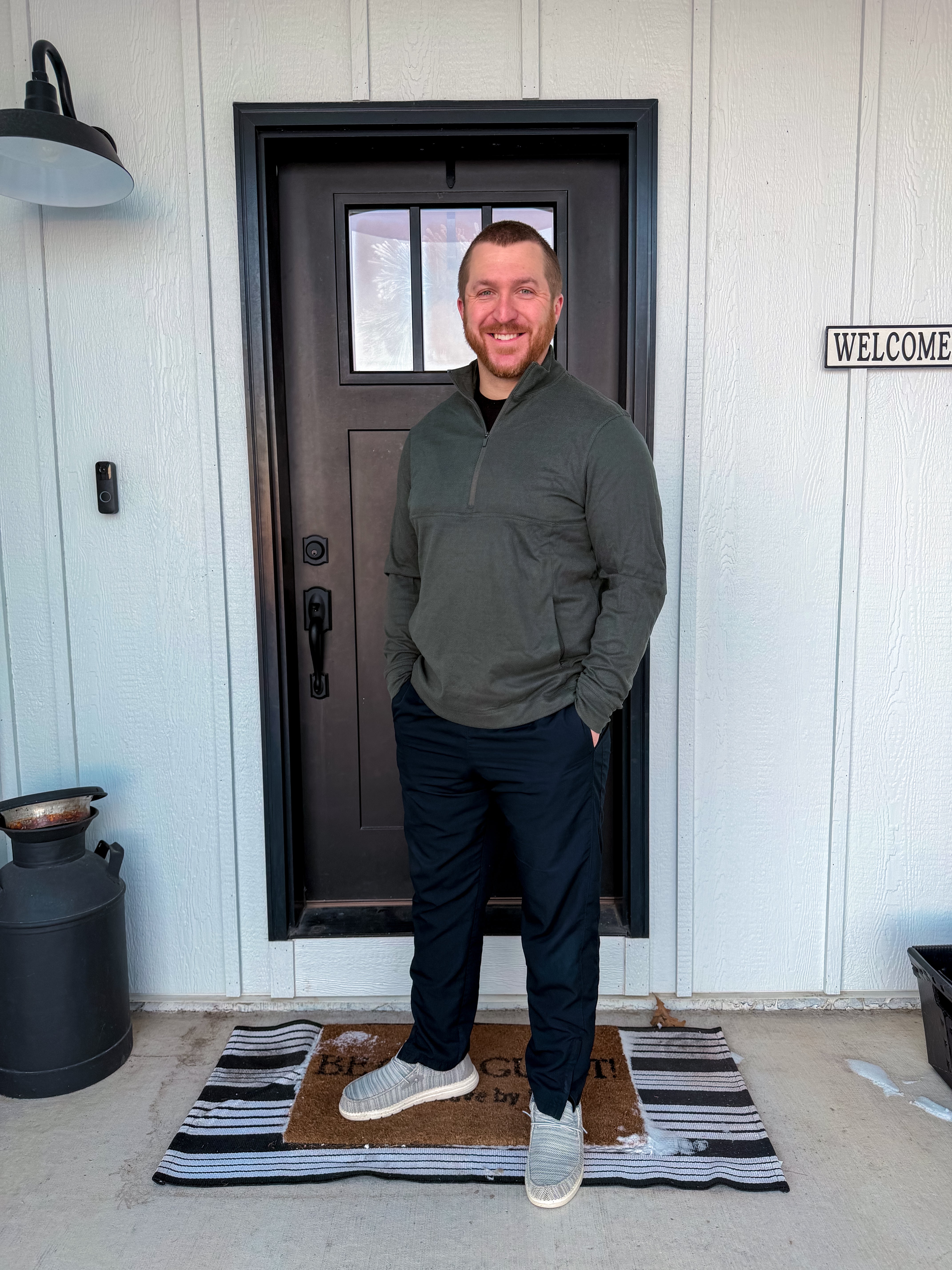 Men's Everyday Half Zip Long Sleeve Top