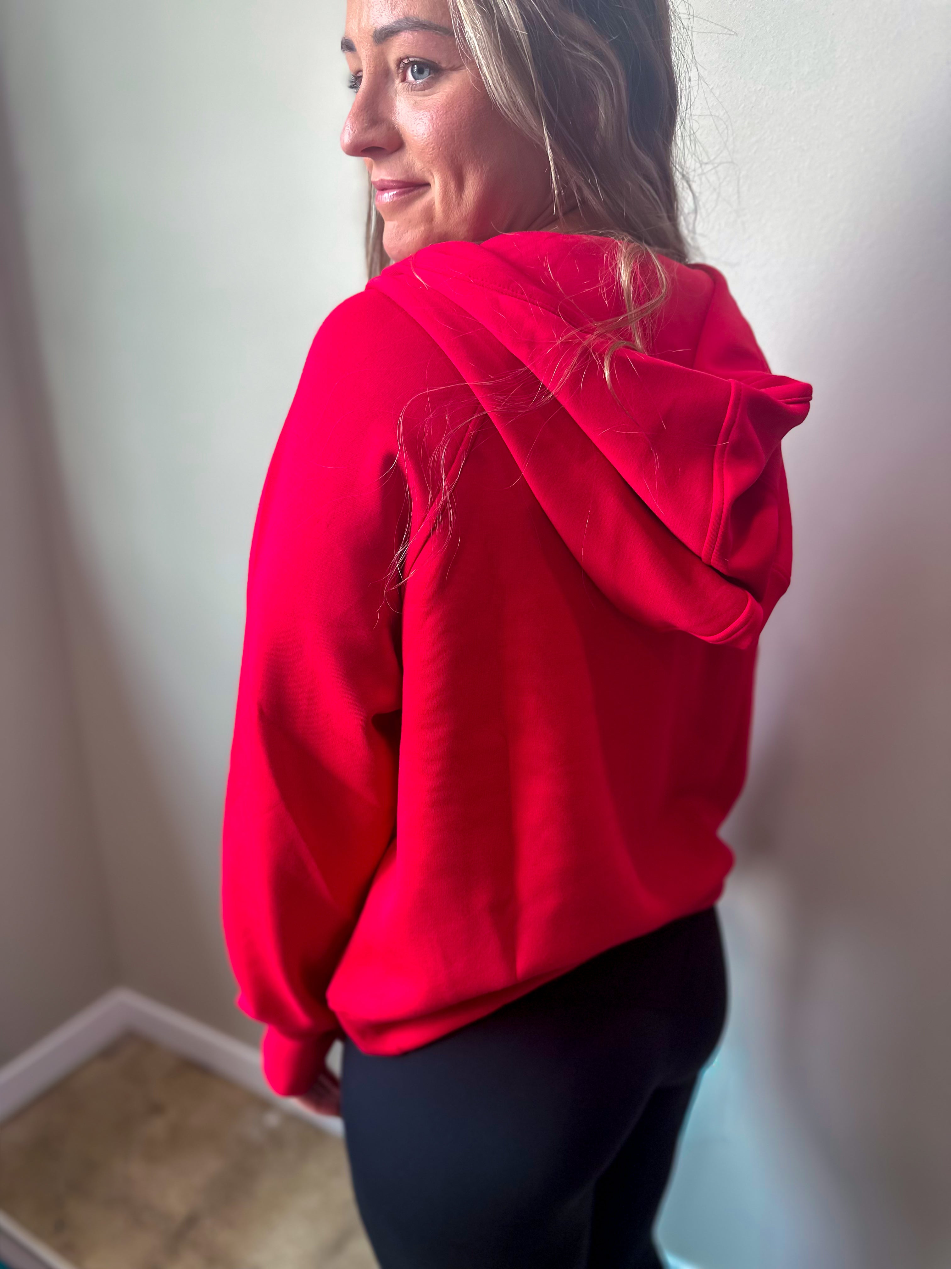 MODAL SCUBA QUARTER ZIP HODDIE JACKET