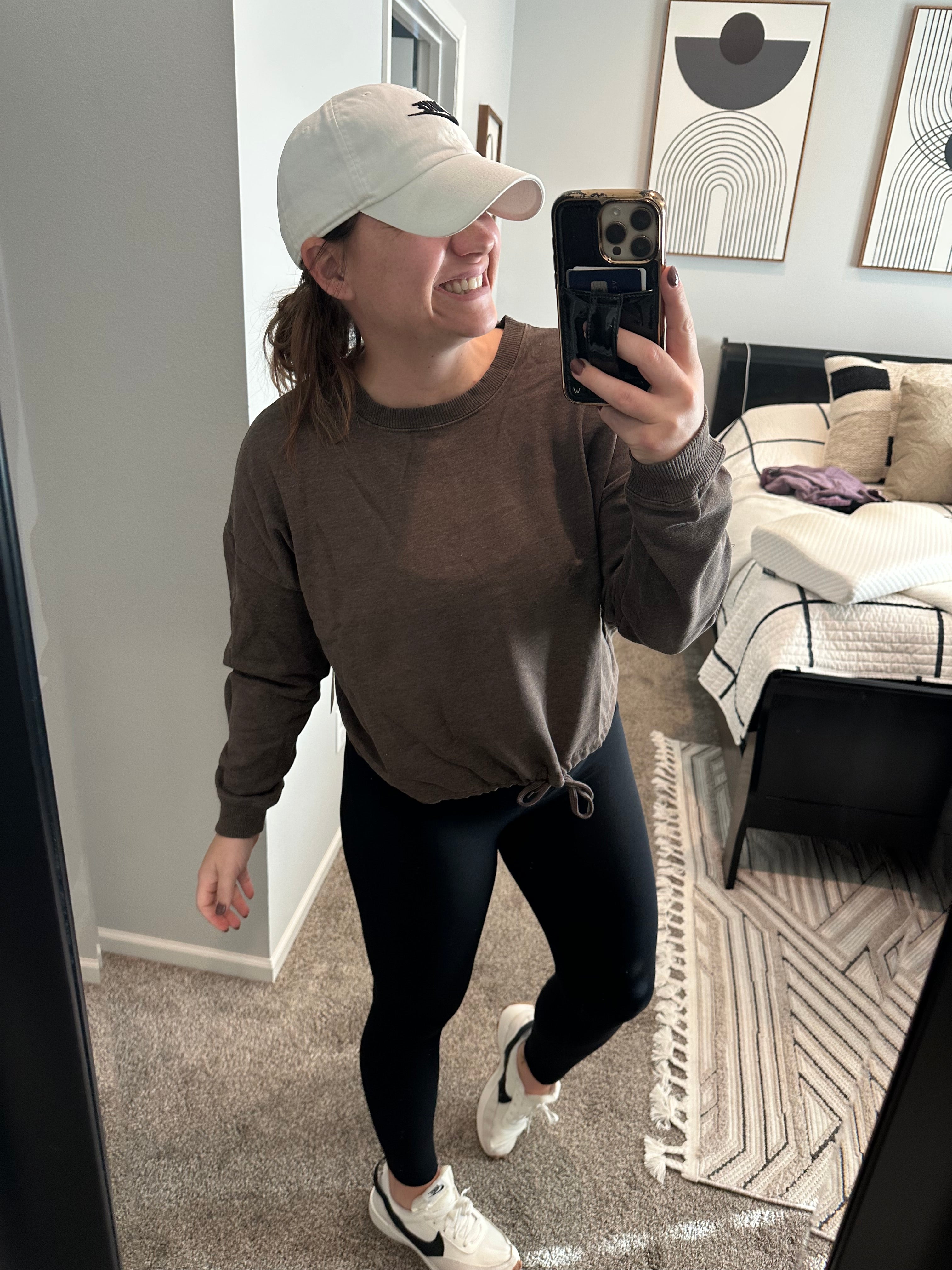 Women's Lux Fleece Stone Wash Crew Neck Sweatshirt