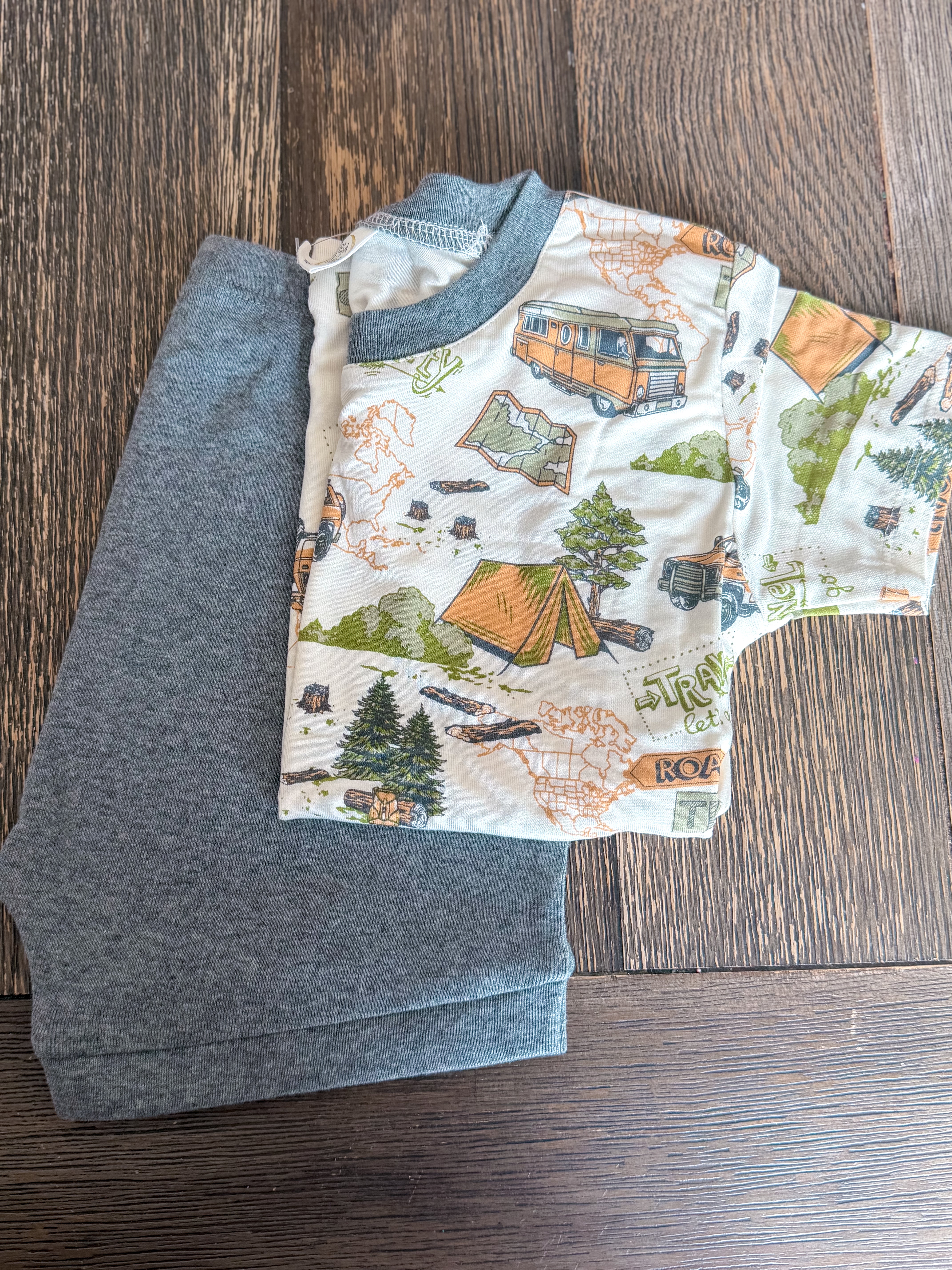 Trailblazer Bamboo T-Shirt & Cotton Shorts Set for Boys