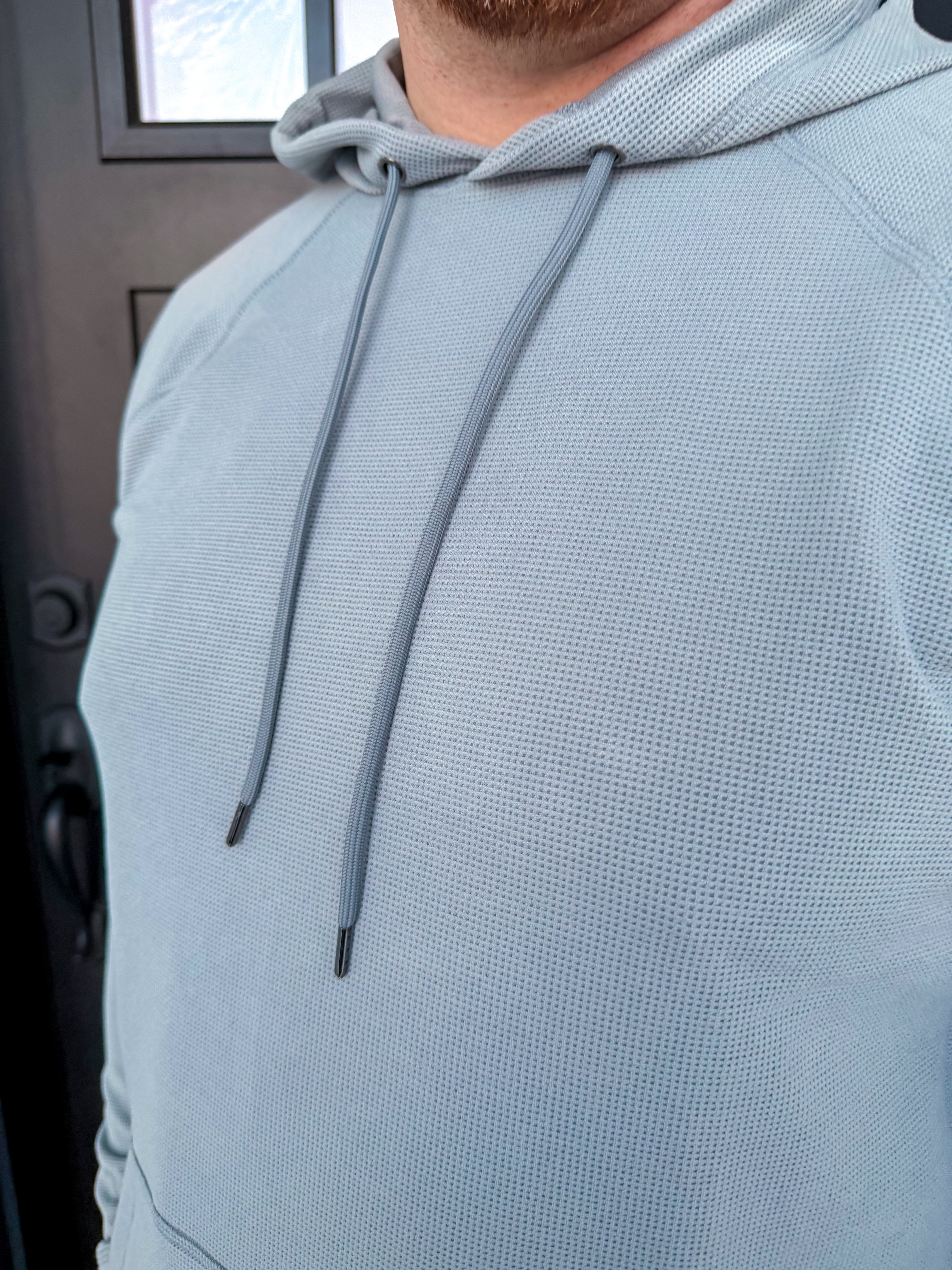 Men's Supreme Waffle Long Sleeve Hoodie