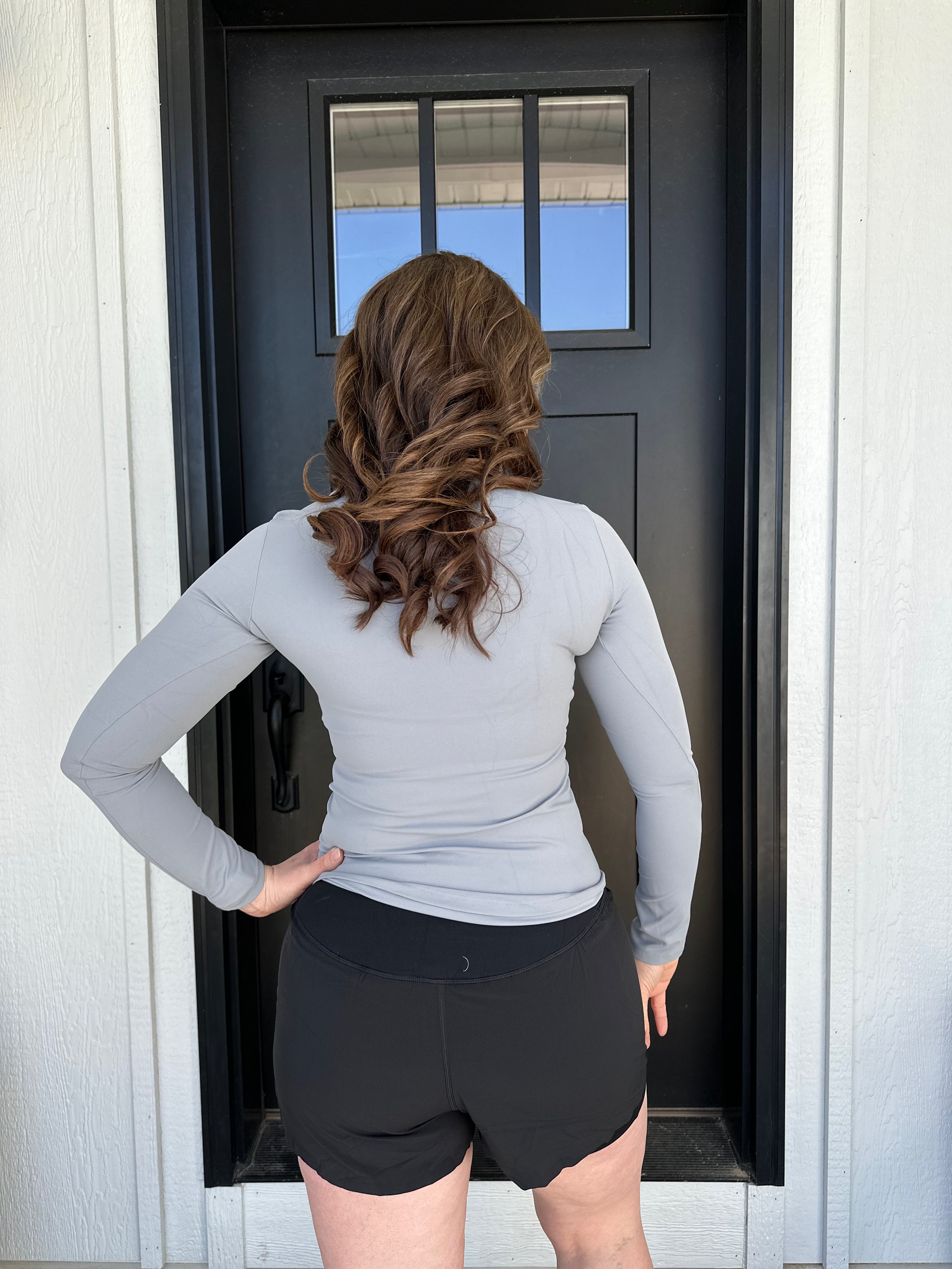 NUDE SLIMMING LONG SLEEVE YOGA TOP