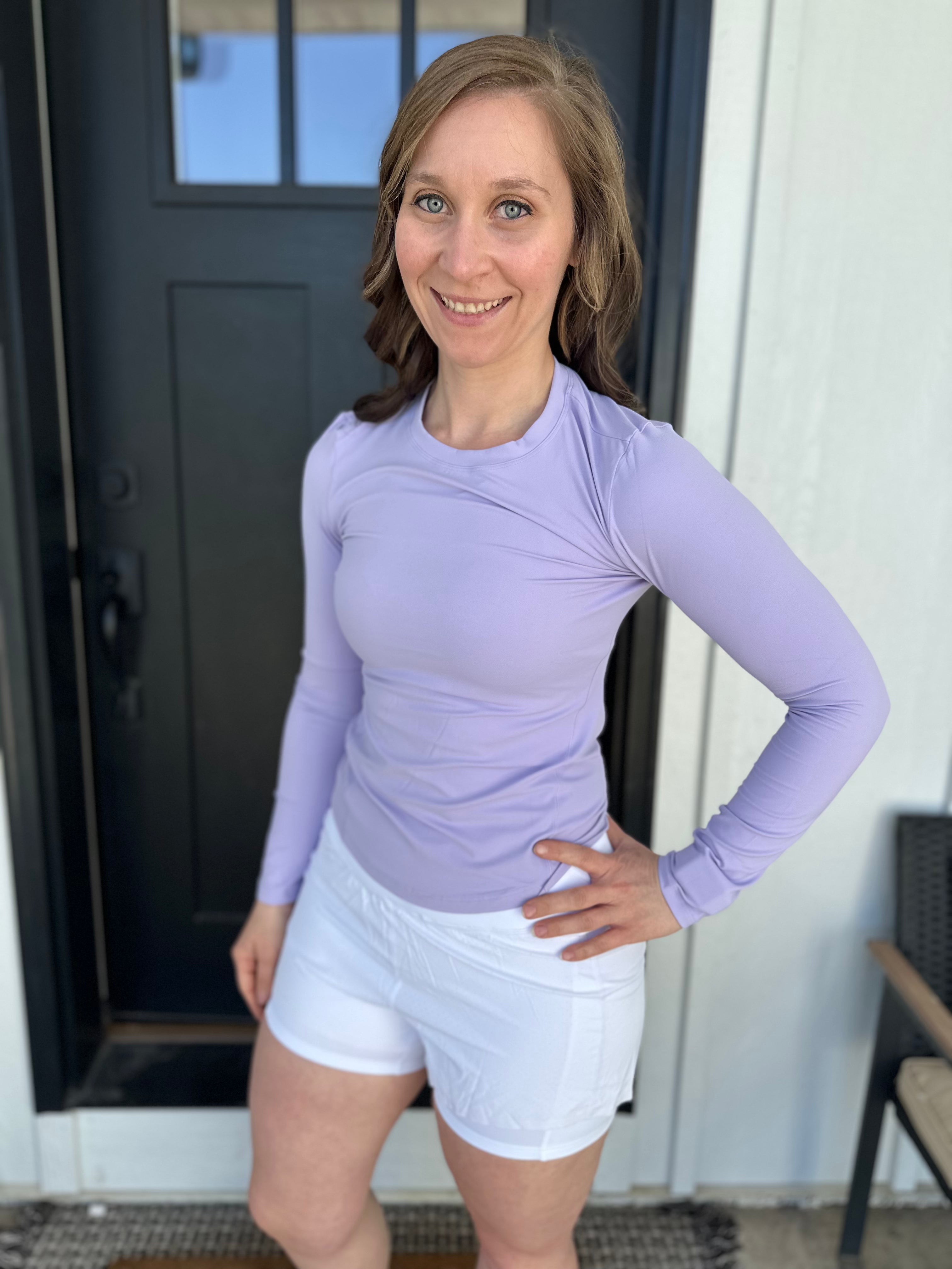 NUDE SLIMMING LONG SLEEVE YOGA TOP