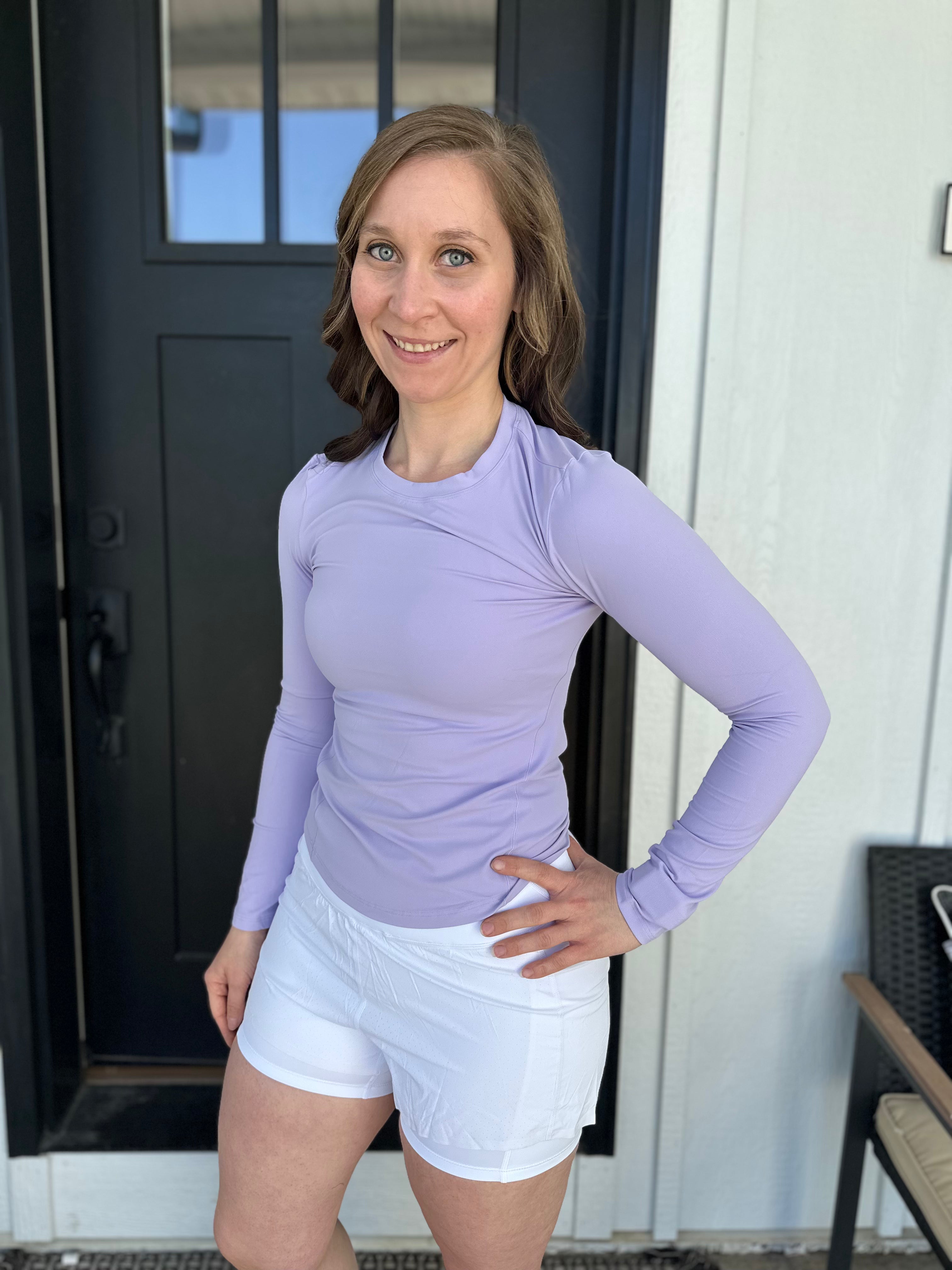 NUDE SLIMMING LONG SLEEVE YOGA TOP