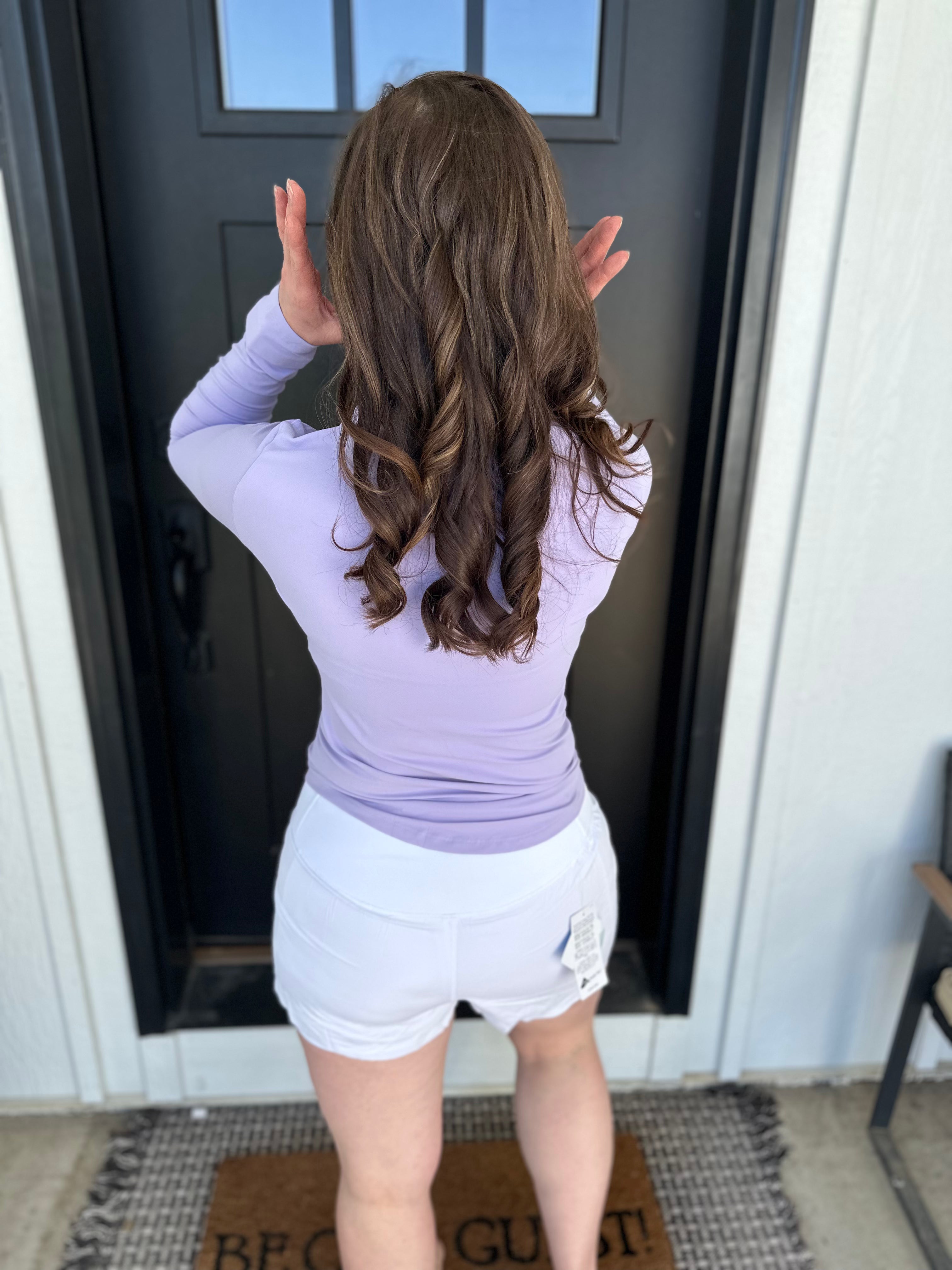 NUDE SLIMMING LONG SLEEVE YOGA TOP