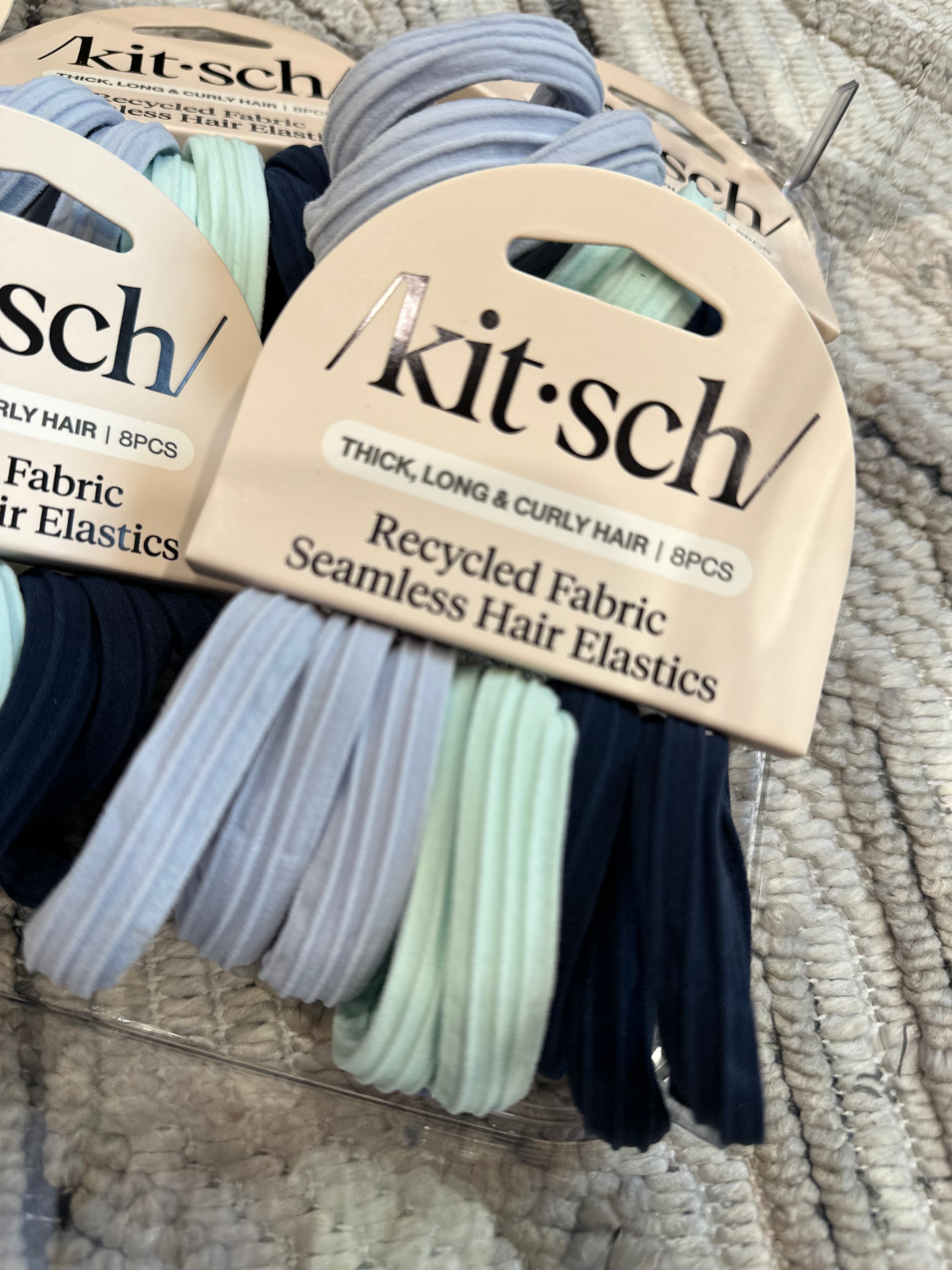 Recycled Seamless Hair Elastics 8pc Set- Garden Bouquet