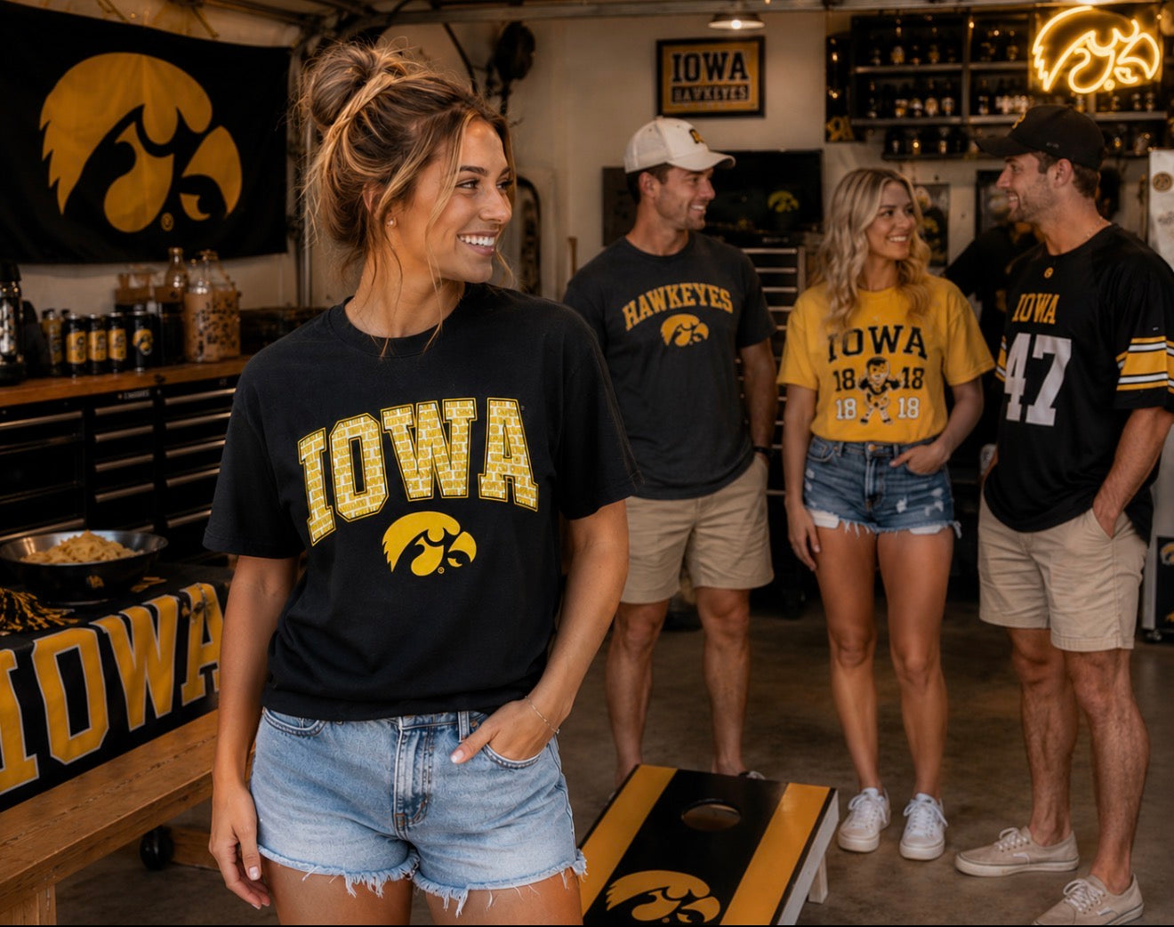 Iowa Tigerhawk Tee