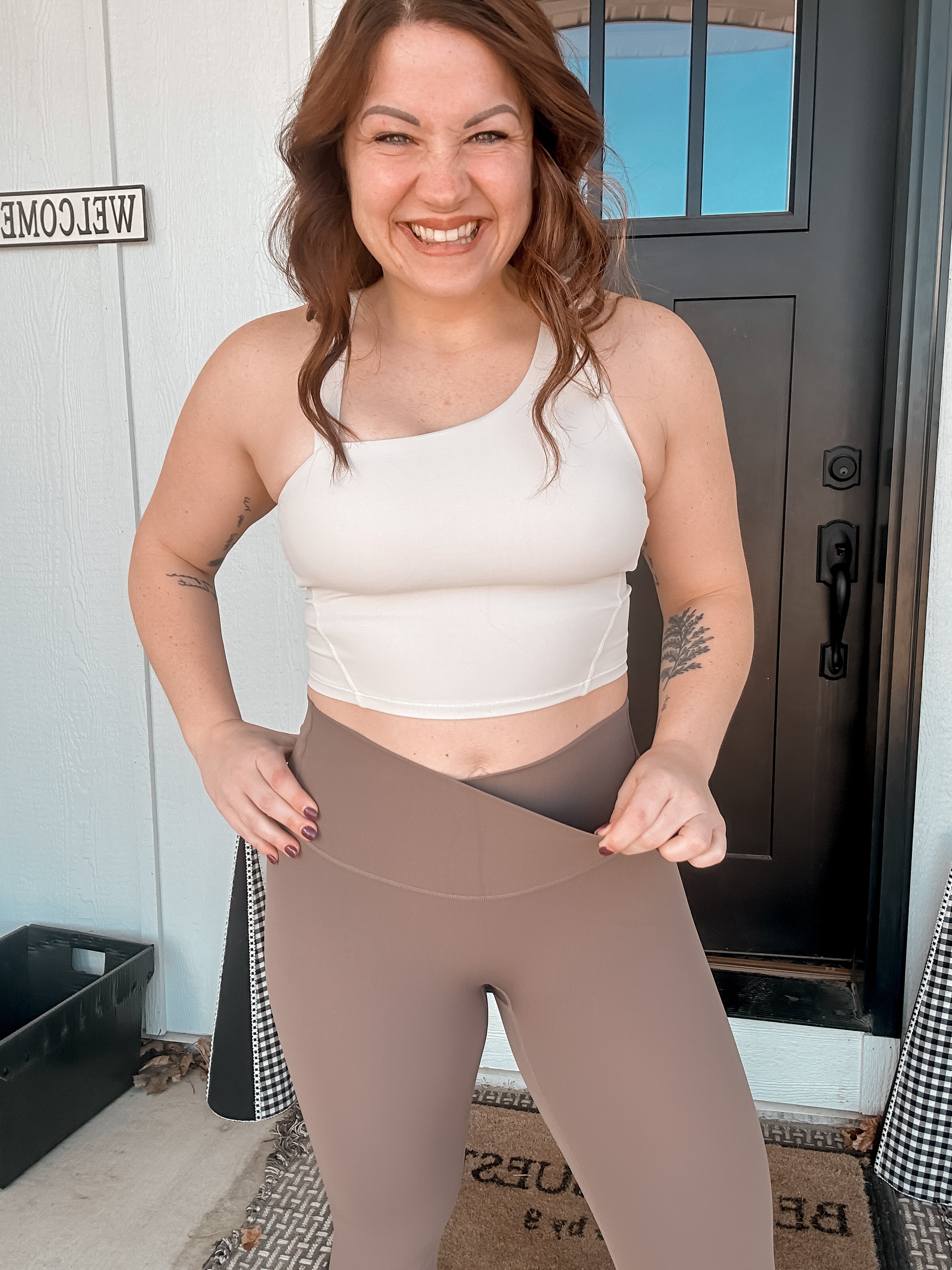 Naomi Cross Over High Waist Leggings